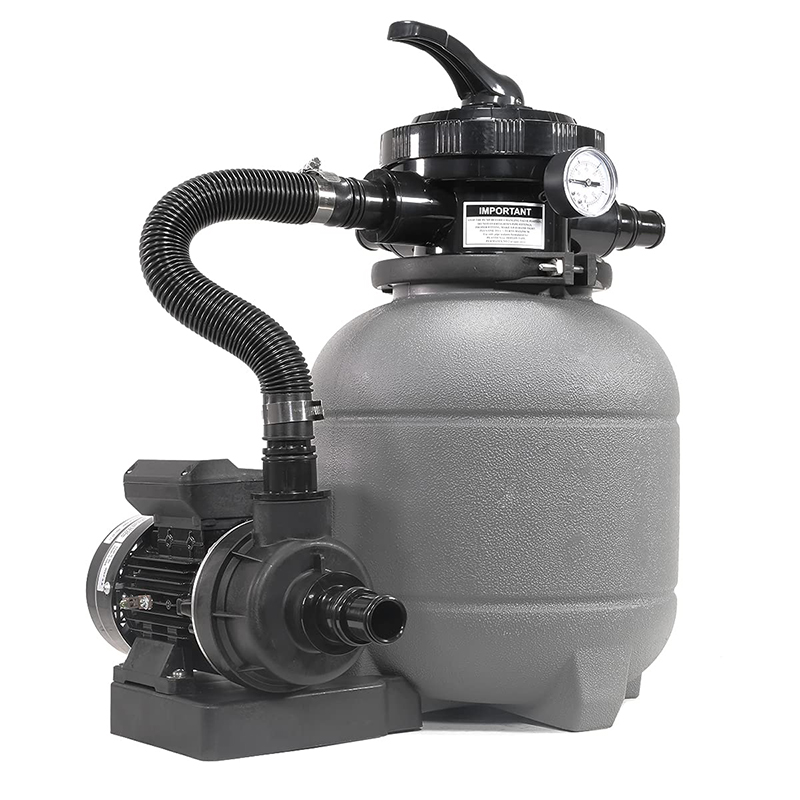 Deep Blue 25" Sand Filter, Chemical Feeder and KP Pump (1.5HP) Complete Pool System, High Performance - Image 6