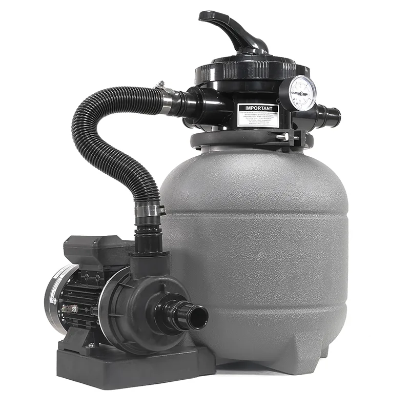 Deep Blue Pool System with 14" Sand Filter and KP Pump (0.33HP), Efficient Design