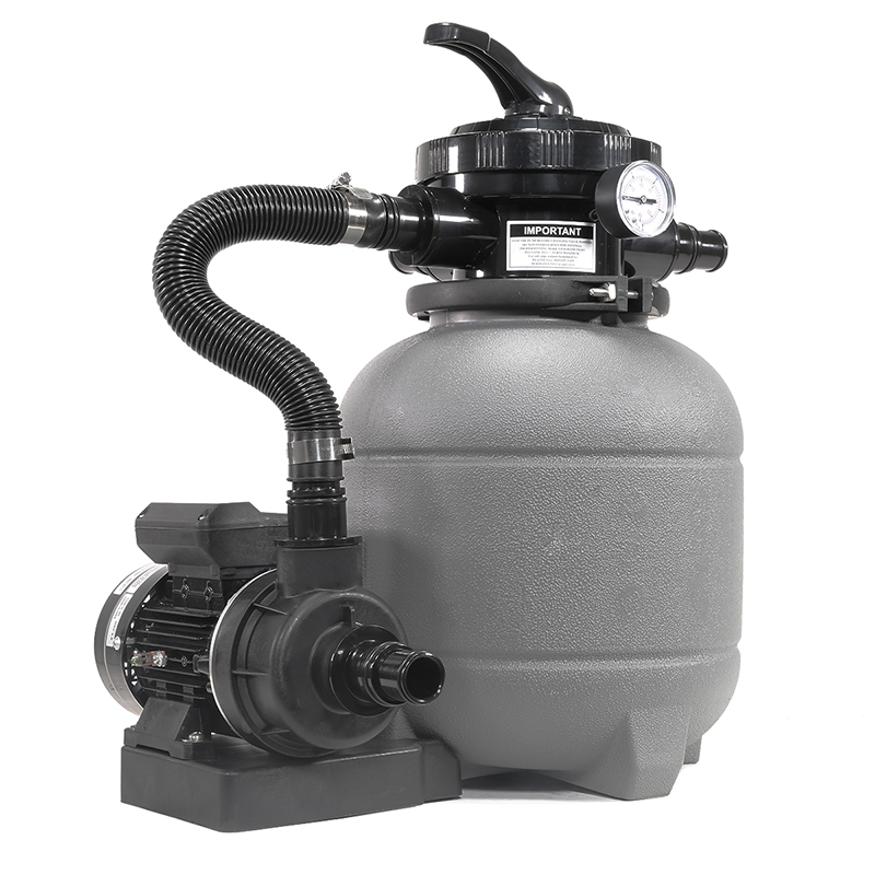 Deep Blue 25" Sand Filter, Chemical Feeder and KP Pump (1.5HP) Complete Pool System, High Performance - Image 2