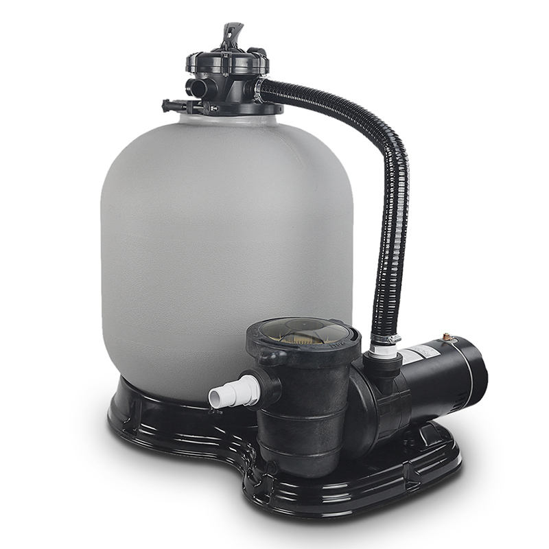 Deep Blue Complete Pool System, 18" Sand Filter, Pre Filter and 0.75HP Pump, High Performance - Complete System 22Inch Prefilter 1.0HP