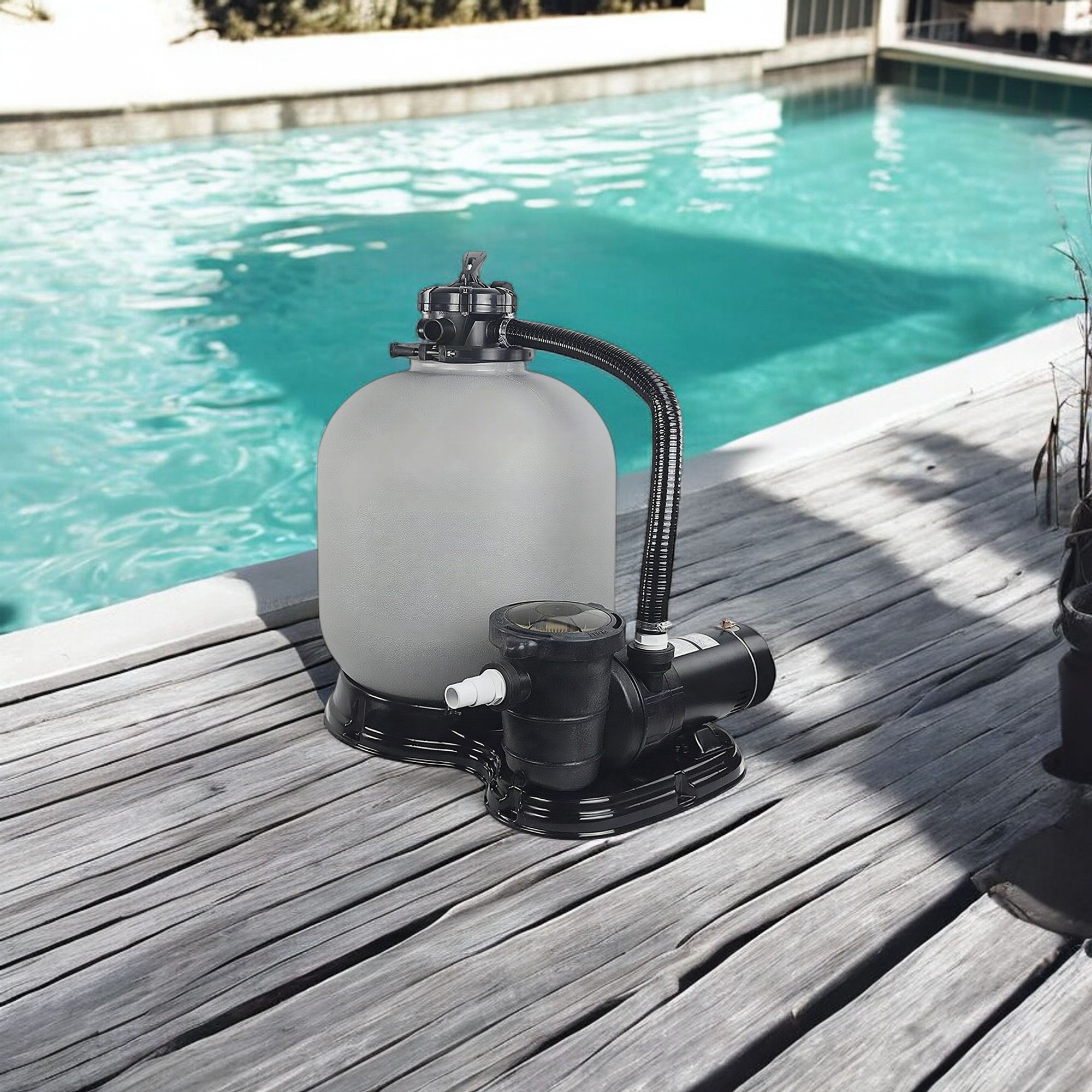 Deep Blue Complete Pool System 18" Sand Filter, pre filter and Pump (0.75HP) High Performance - Image 19