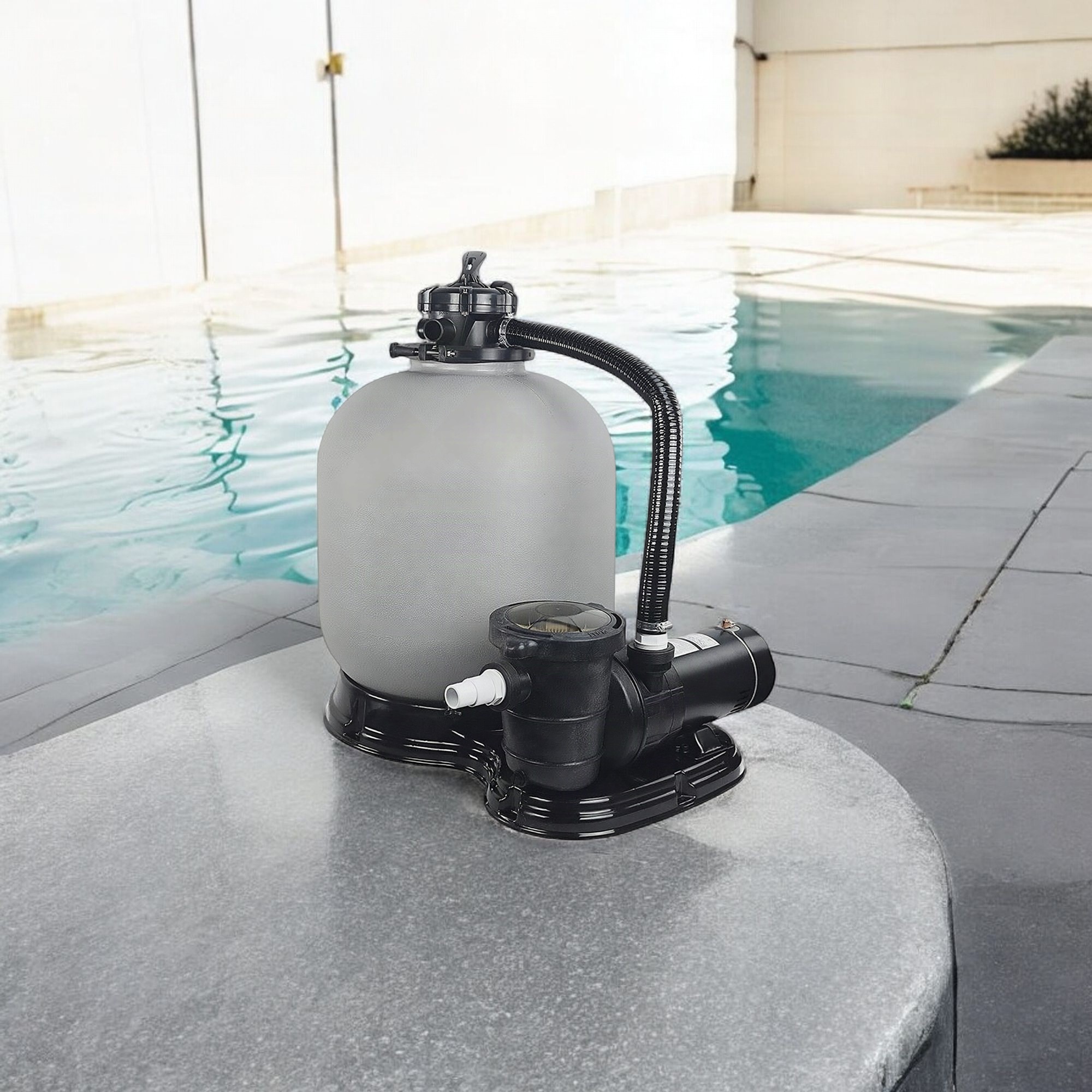 Deep Blue Complete Pool System 18" Sand Filter, pre filter and Pump (0.75HP) High Performance - Image 20