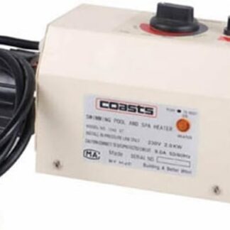 Deep Blue Compact 2KW Water Heater, 50/60Hz, 9A, Efficient Design - Hot Tub Heater Straight 3kw