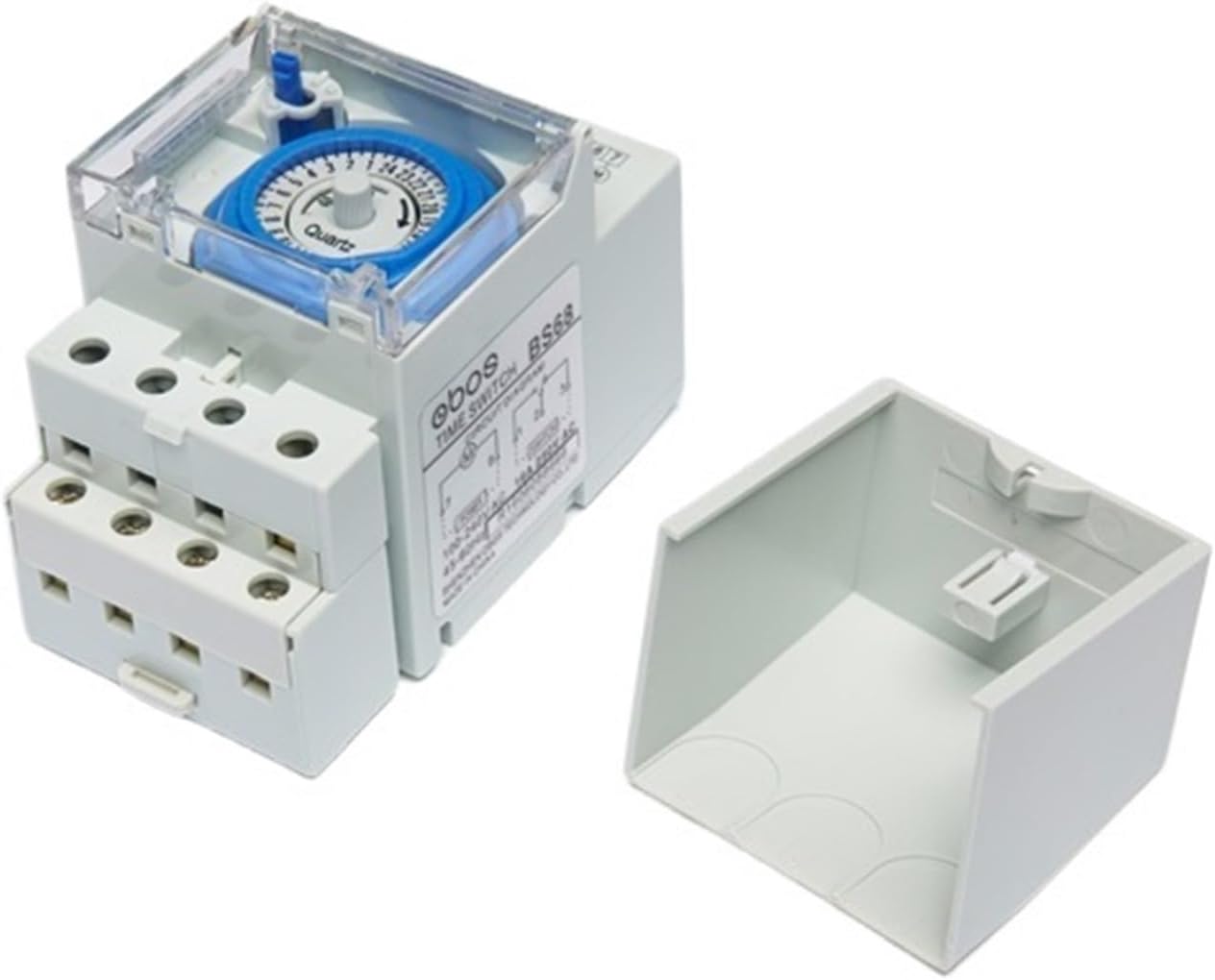 Deep Blue Compact Analog Fuse Timer, 39.5x24.5x38mm Packing Size