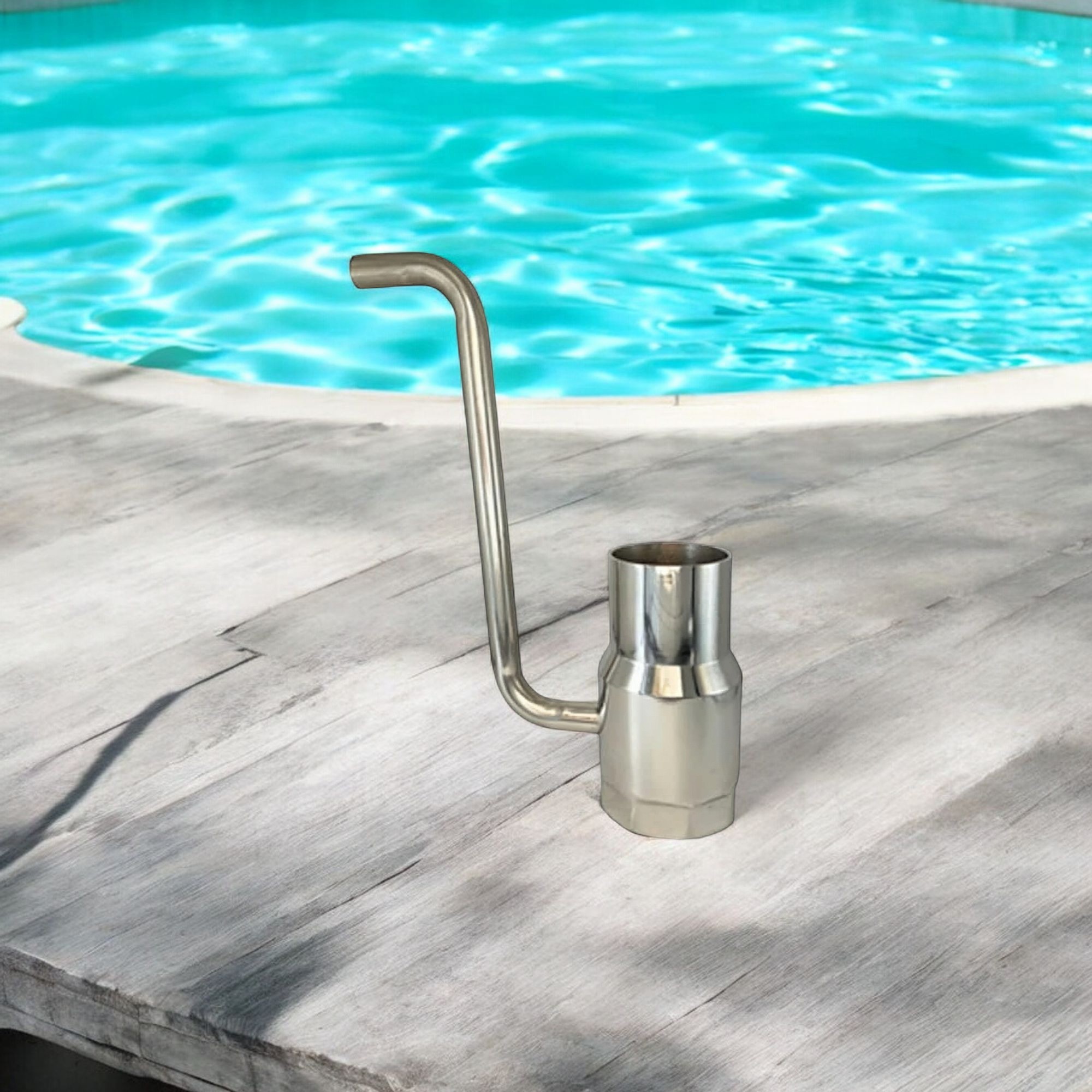 Deep Blue Tube Fountain Nozzle DN20 Stainless Steel 304 - Elegant Fountain Stream - Image 5