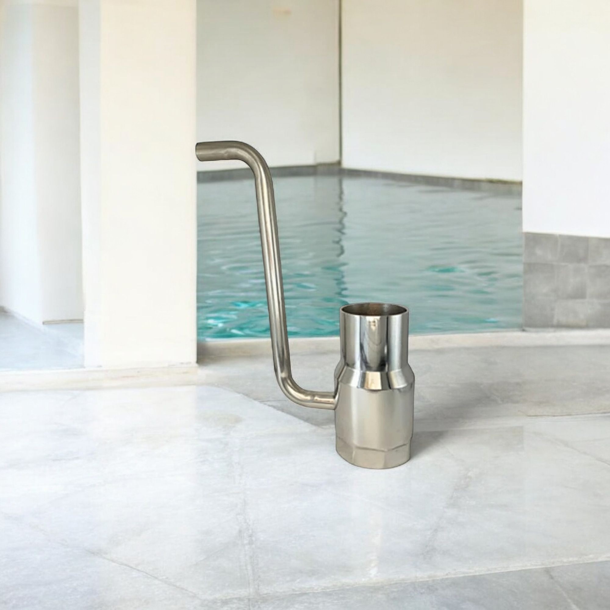 Deep Blue Tube Fountain Nozzle DN20 Stainless Steel 304 - Elegant Fountain Stream - Image 6