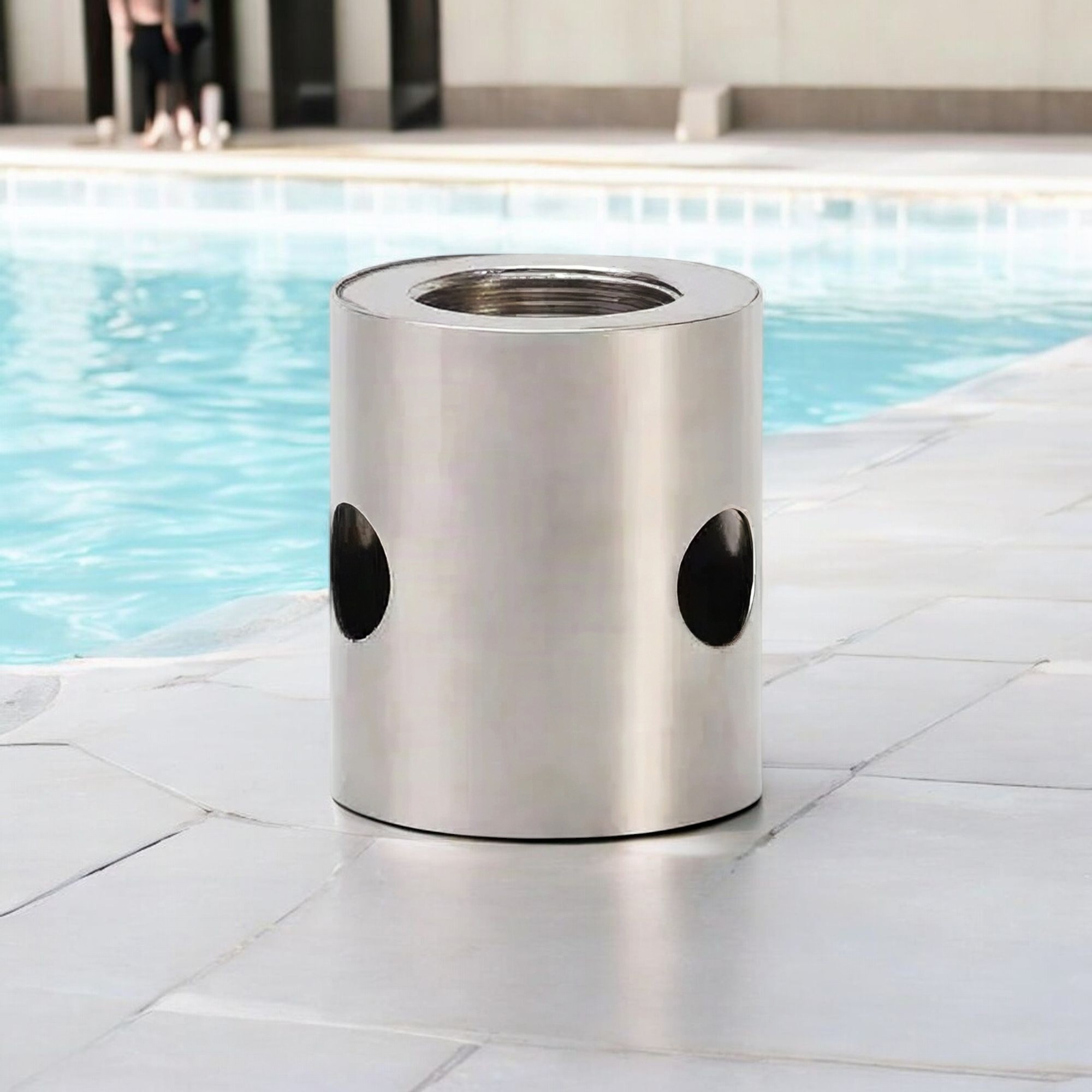 Deep Blue Cup Style Fountain Nozzle DN25 Stainless Steel 304 - Elegant Fountain Display - Image 4
