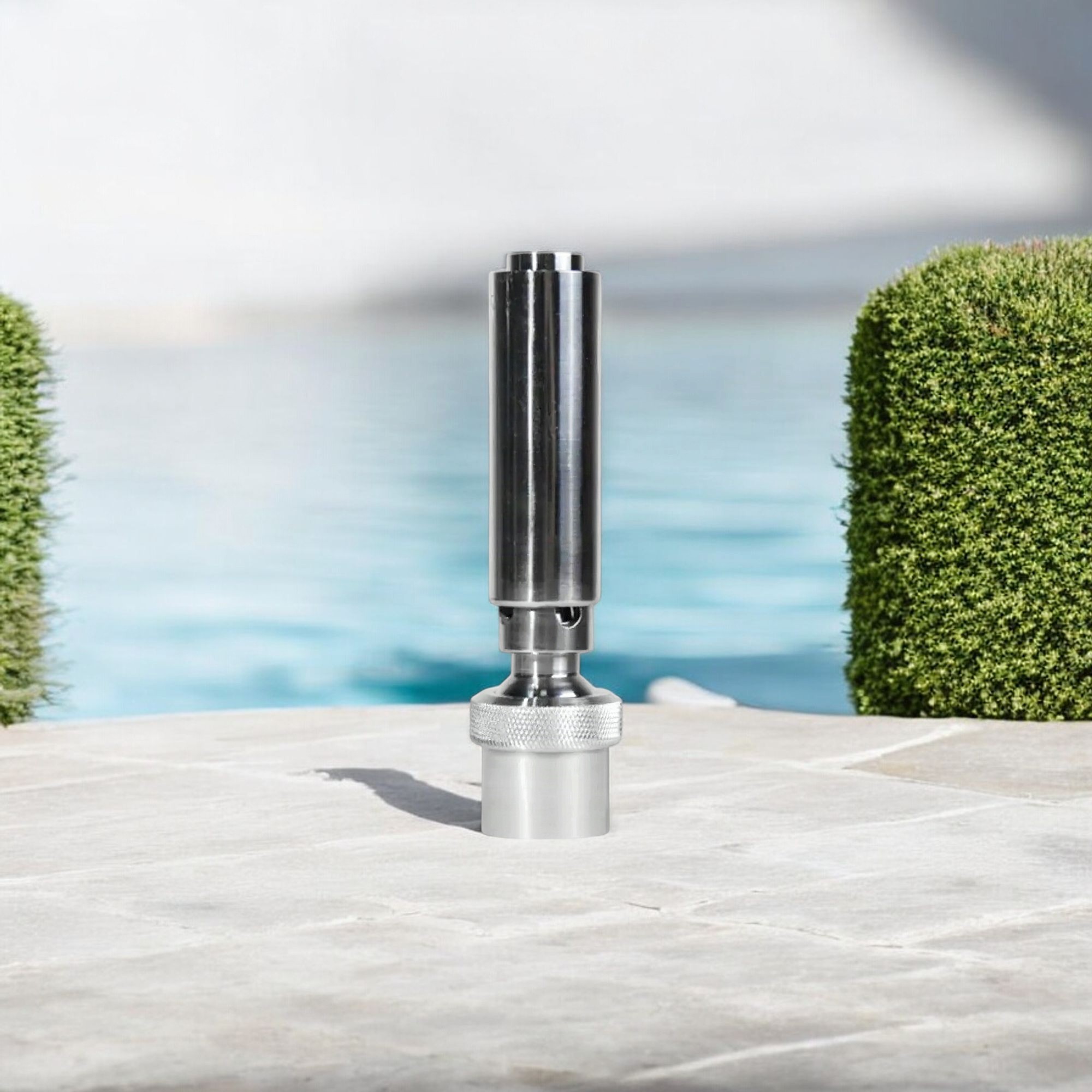 Deep Blue Aerated Nozzle DN25 Stainless Steel 304 - Efficient Air-Water Mix Spray - Image 4