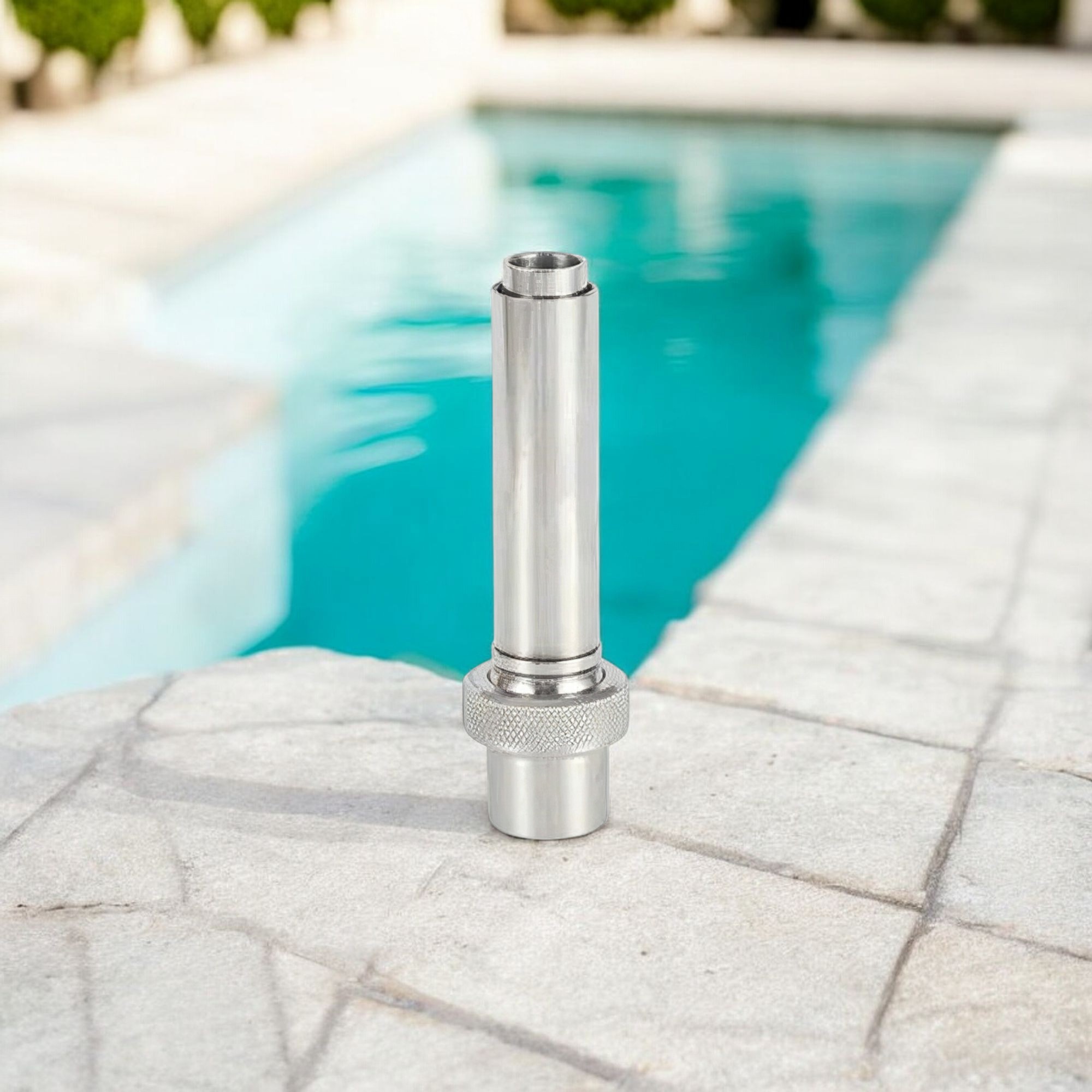 Deep Blue Adjustable Jade Pillar Nozzle DN20 Stainless Steel 304 - Versatile Spray Height - Image 4