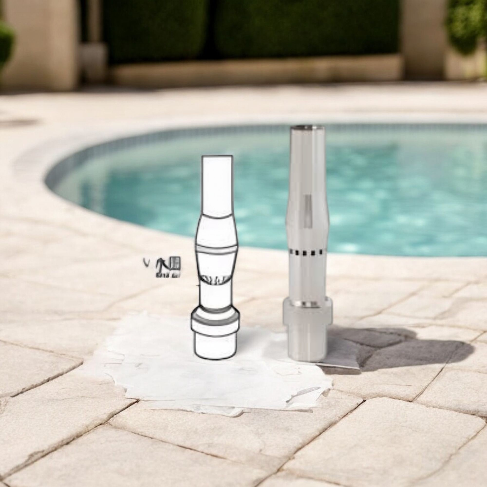 Deep Blue Multi-Branch Nozzle DN15 Stainless Steel 304 - Compact Multi-Spray Design - Image 4