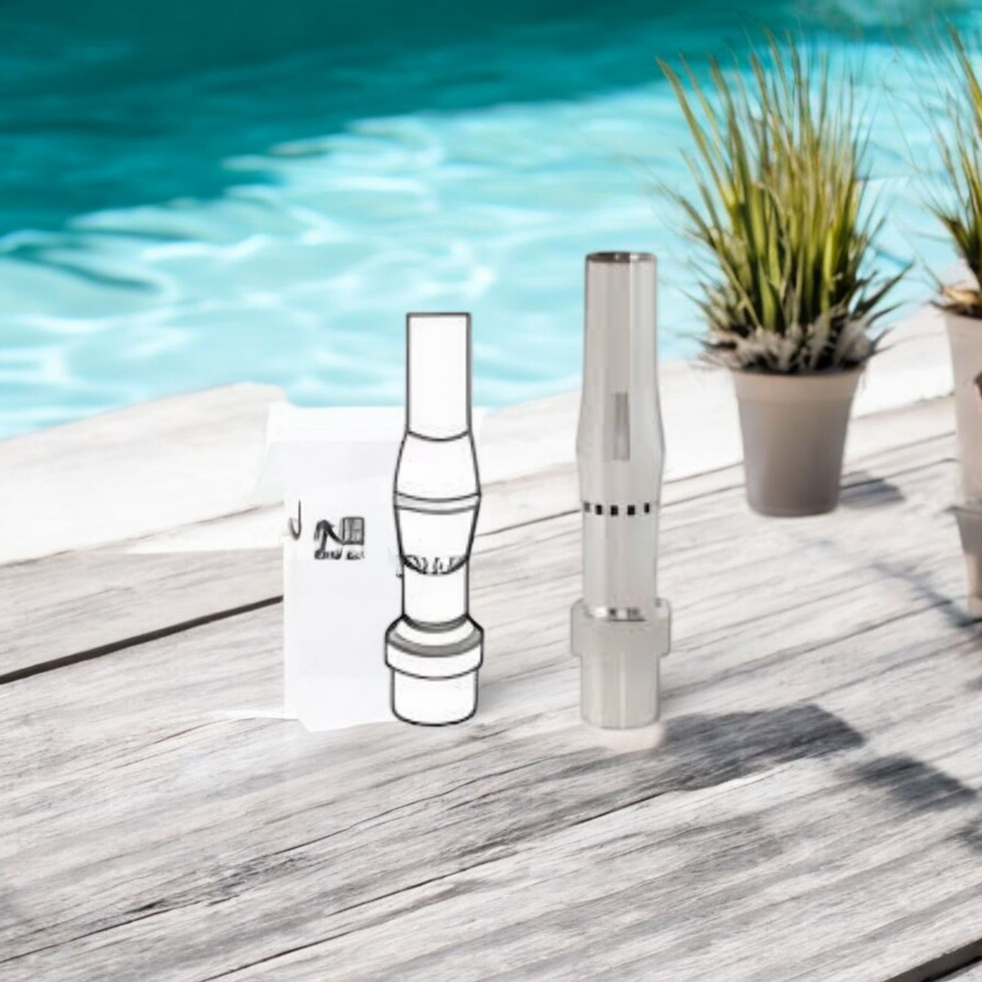 Deep Blue Multi-Branch Nozzle DN15 Stainless Steel 304 - Compact Multi-Spray Design - Image 5