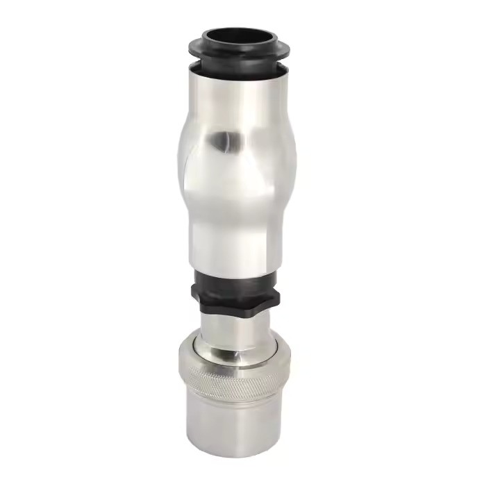 Deep Blue European Style Jade Pillar Nozzle DN25, Adjustable - Stainless Steel 304 with Customisable Spray - Thin Tube Jade Nozzle DN25