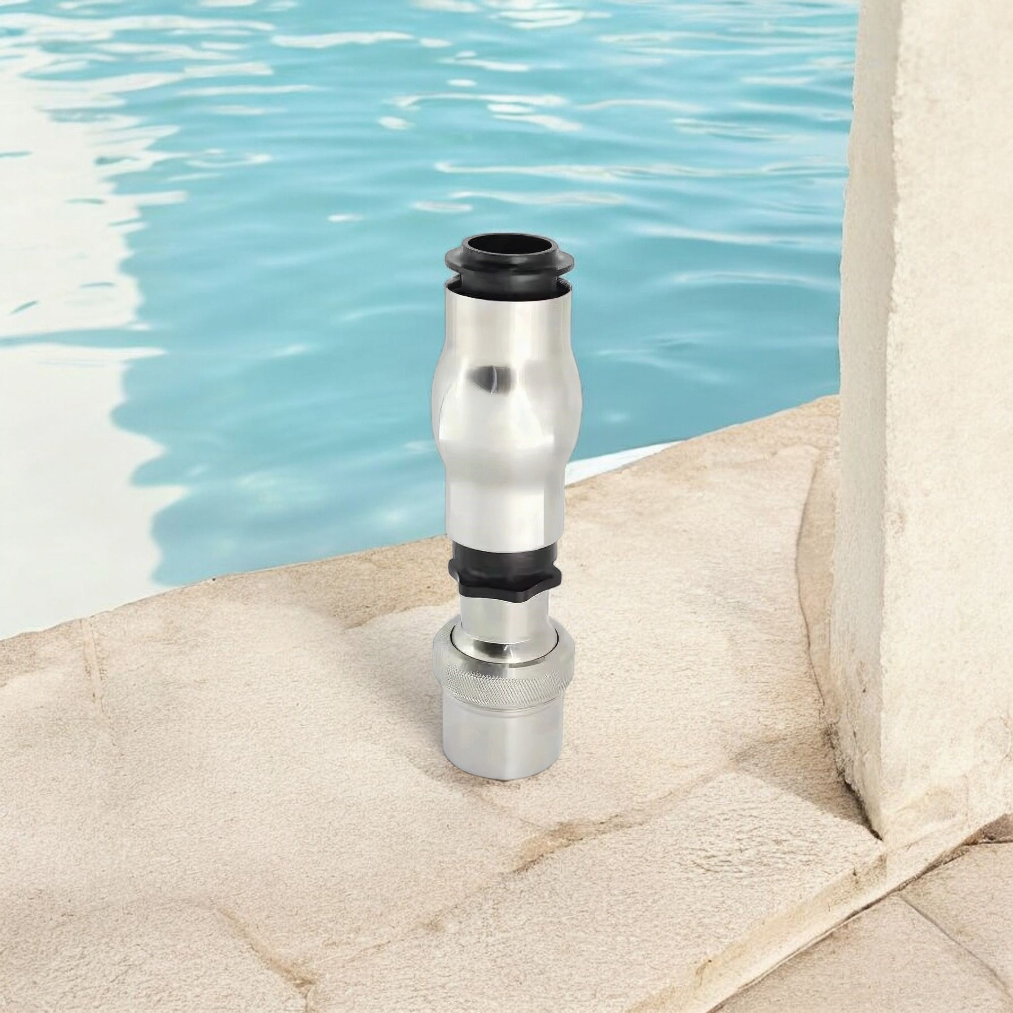 Deep Blue Adjustable European Style Jade Pillar Nozzle DN40 - Stainless Steel 304, Customizable Spray - Image 4
