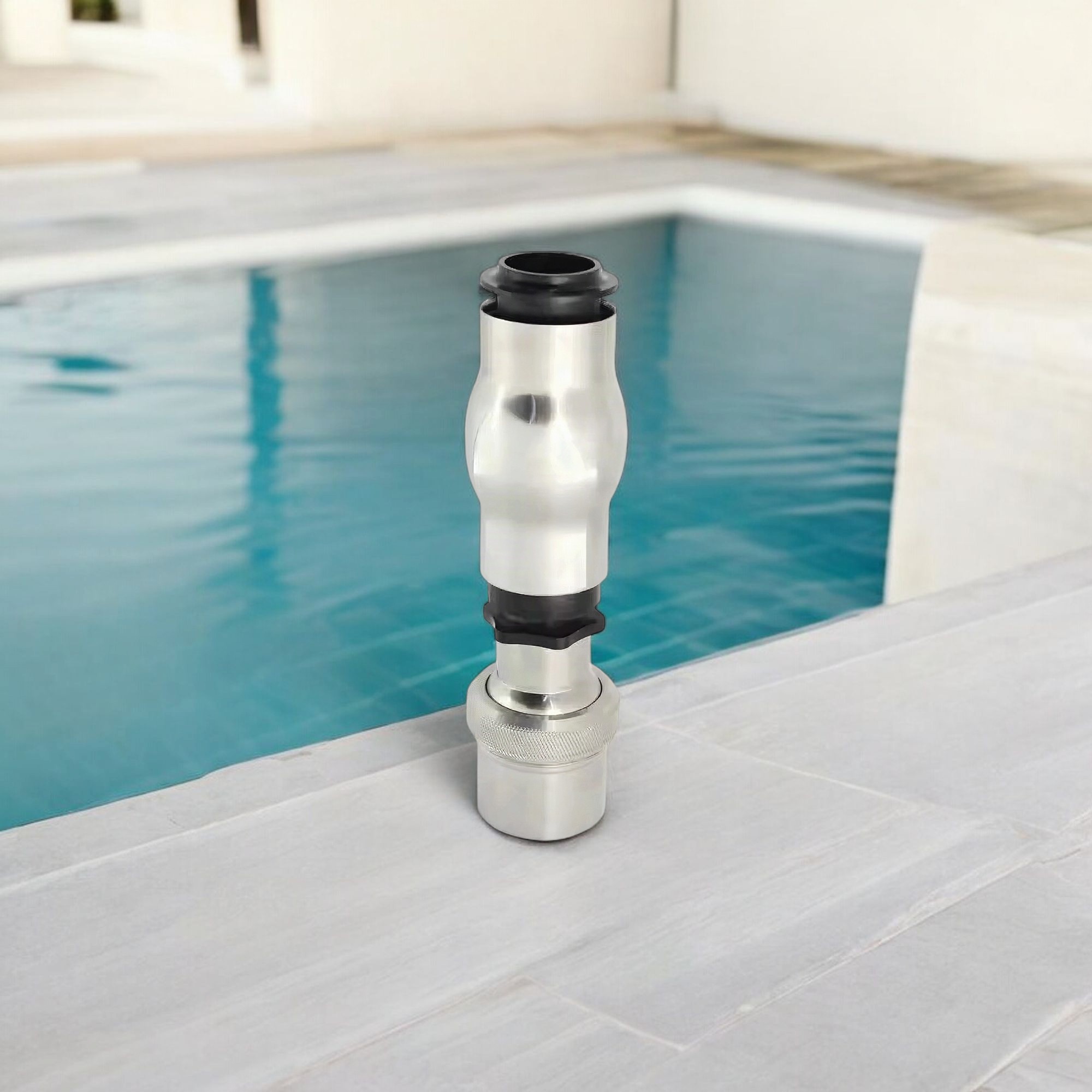 Deep Blue Adjustable European Style Jade Pillar Nozzle DN40 - Stainless Steel 304, Customizable Spray - Image 6