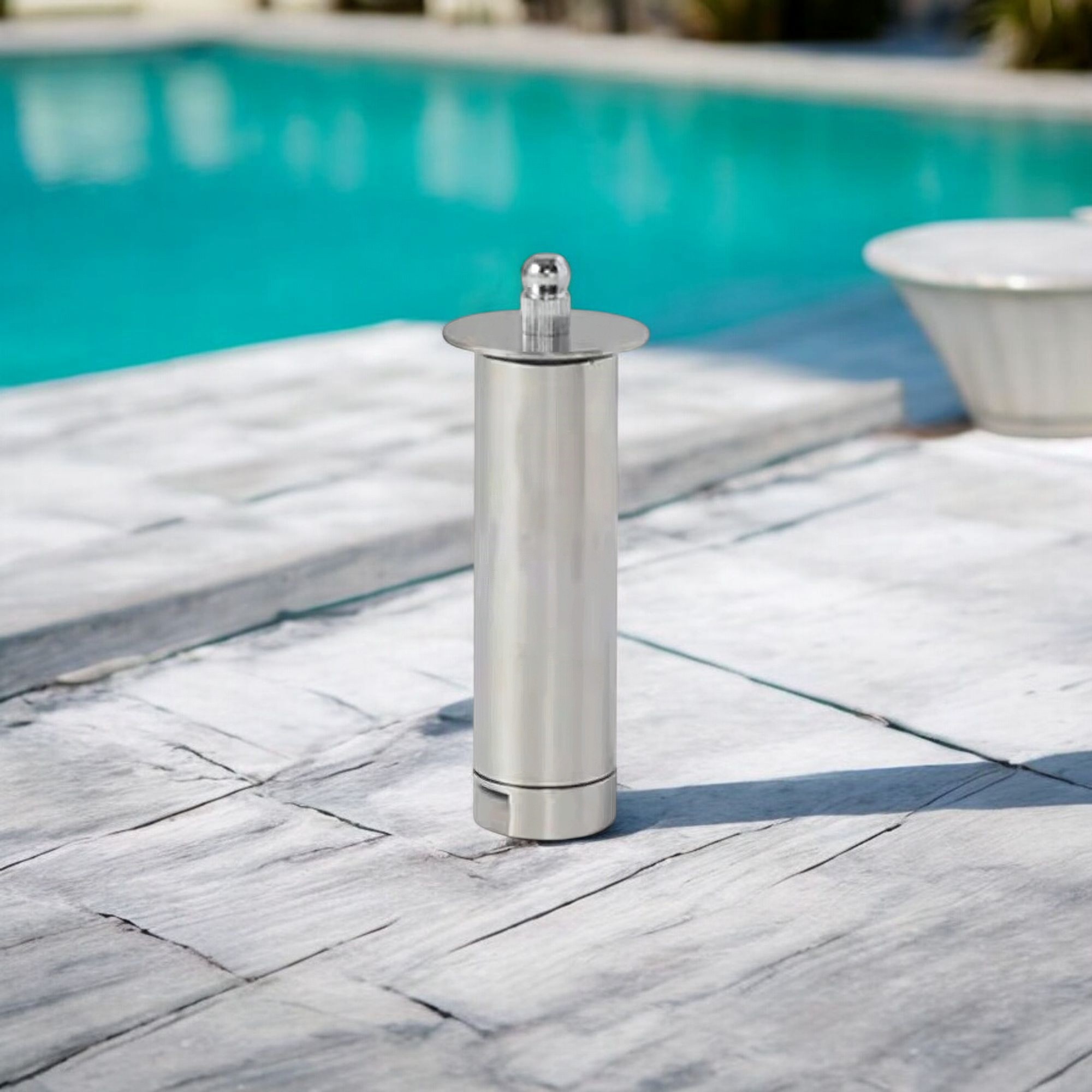 Deep Blue Mushroom Hemispherical Nozzle Connected DN15 - Stainless Steel 304, Stylish Fountain Spray - Image 5