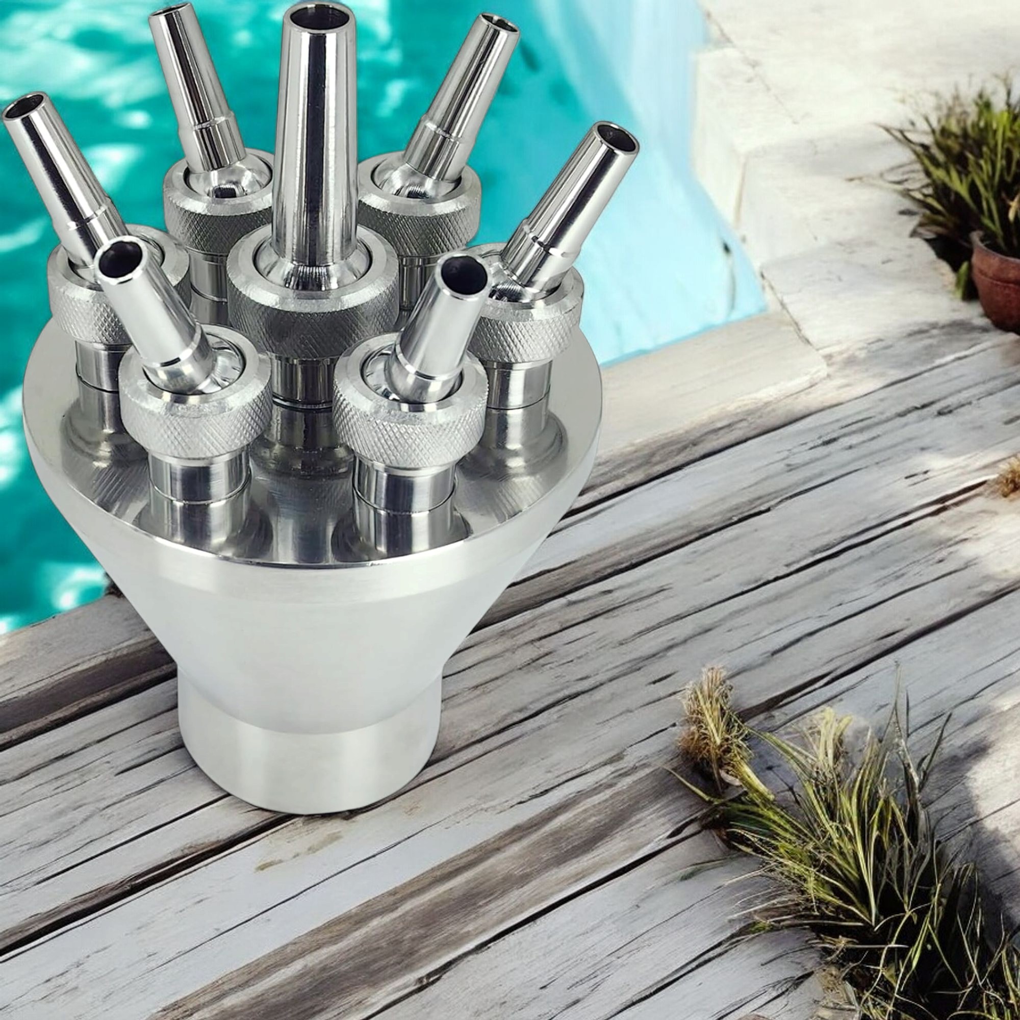 Deep Blue Straight Up Nozzle DN25 Stainless Steel 304 - Precise Stream Control - Image 4