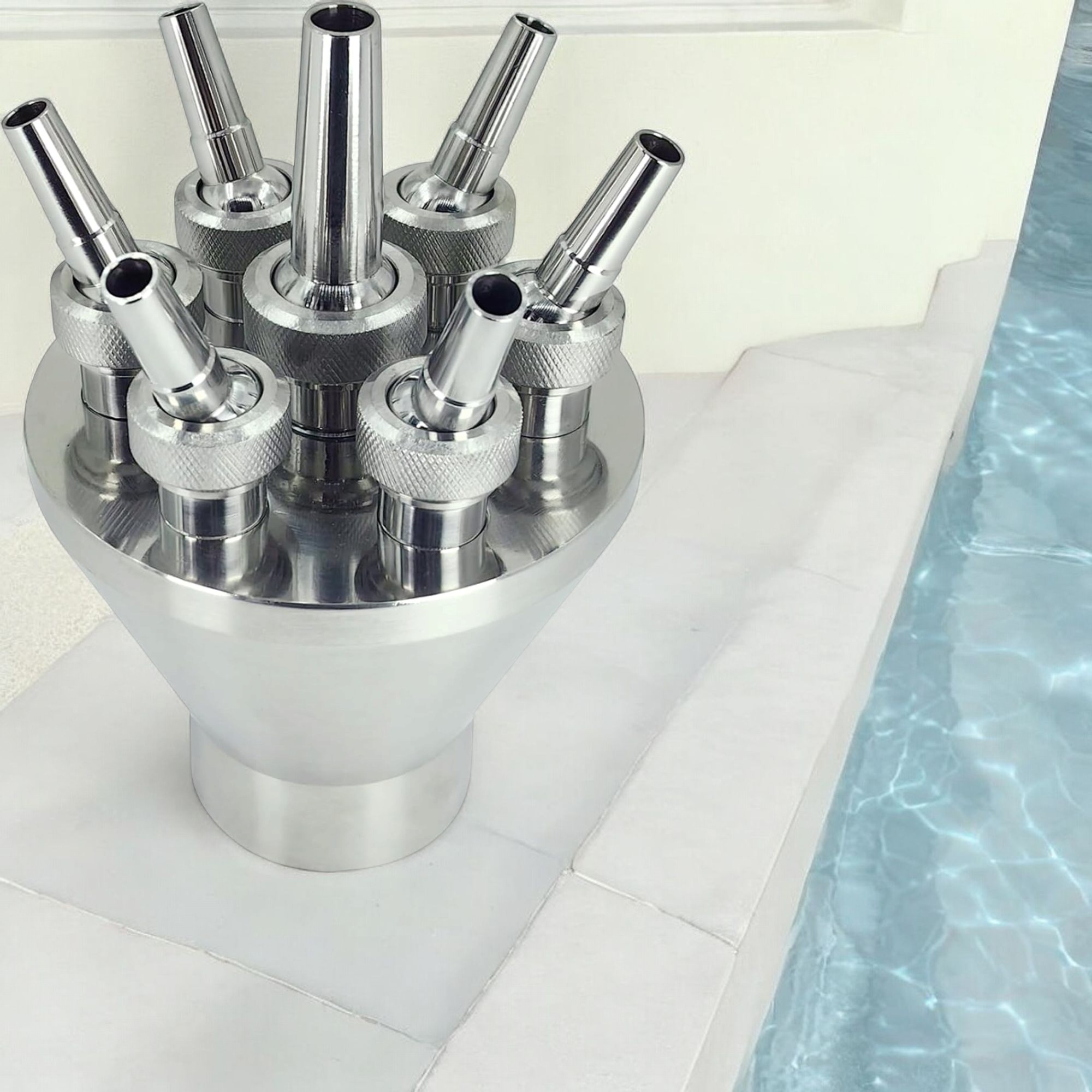 Deep Blue Straight Up Nozzle DN25 Stainless Steel 304 - Precise Stream Control - Image 5