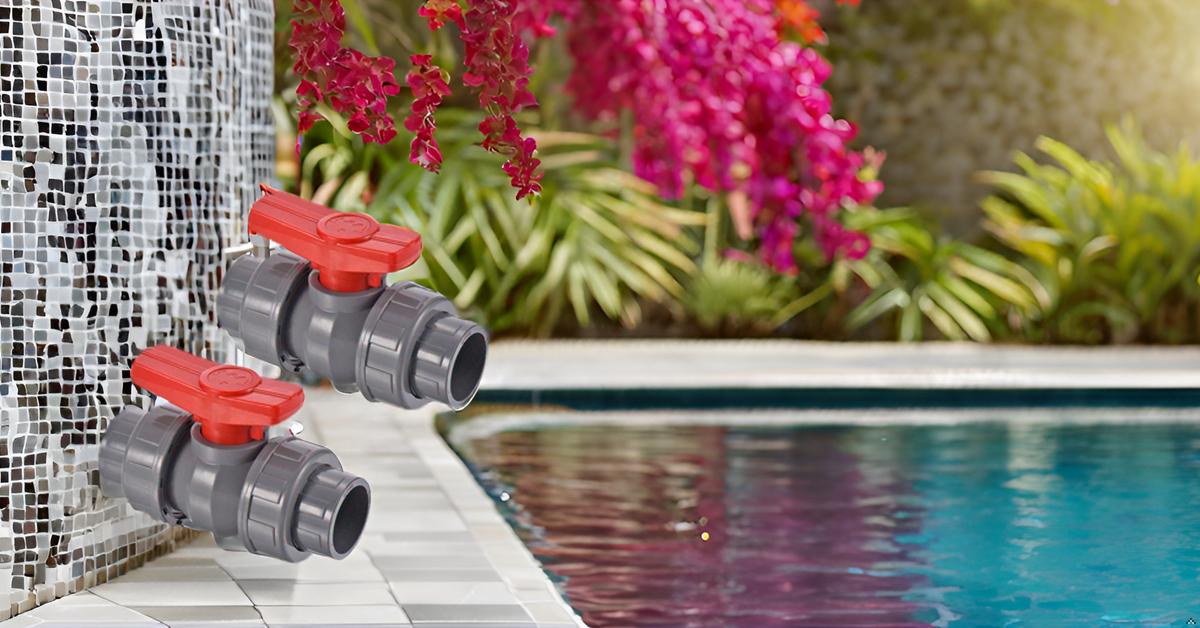Deep Blue Pro True Union PVC Ball Valve, 1.25 Inch Socket, Heavy Duty (637g) - PVC Ball Valve Socket 1.5Inch - Image 4