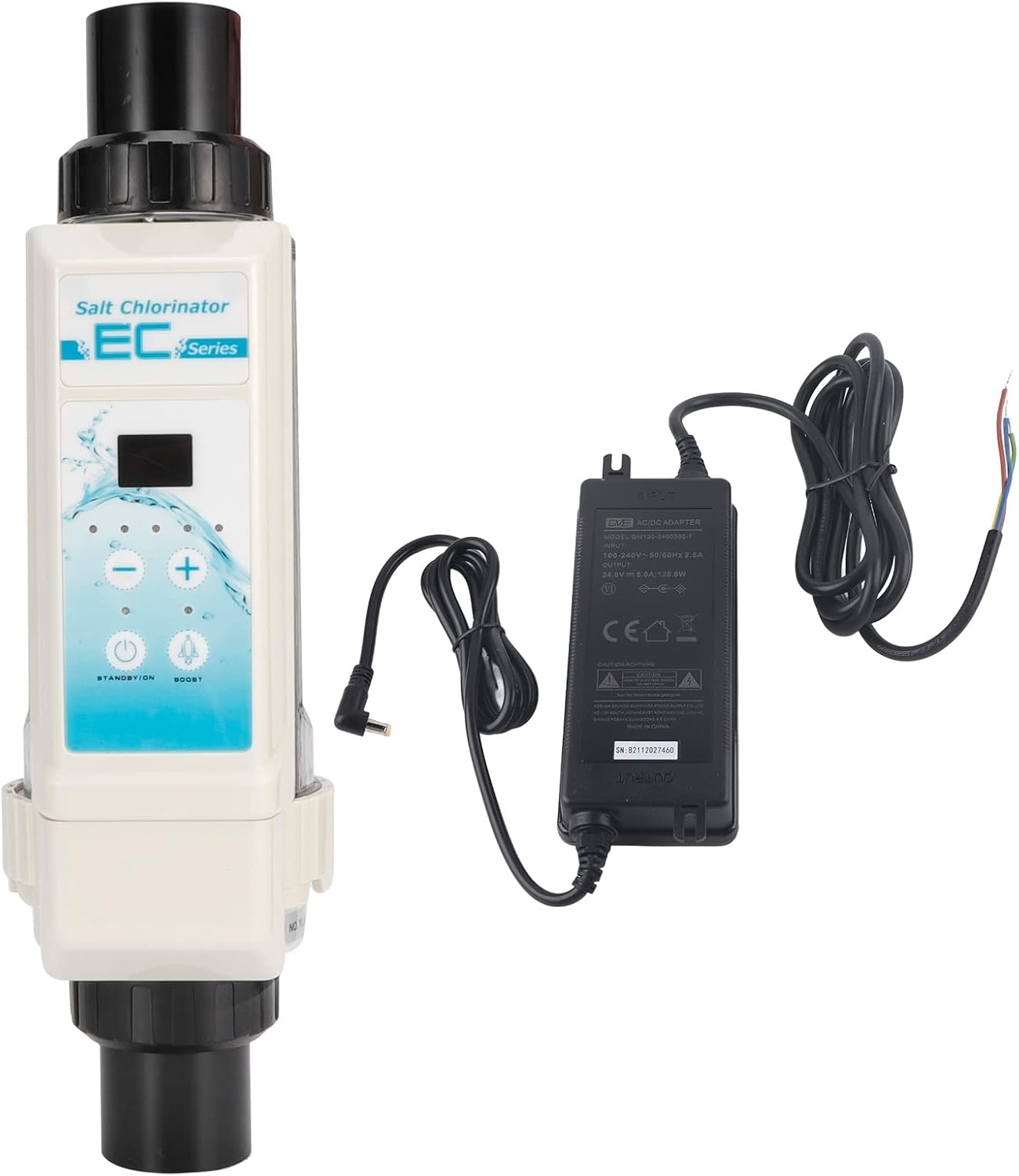 Deep Blue EC Series Salt Chlorinator: 12g/h Chlorine Output - ECR Salt Chlorinator 10g/h