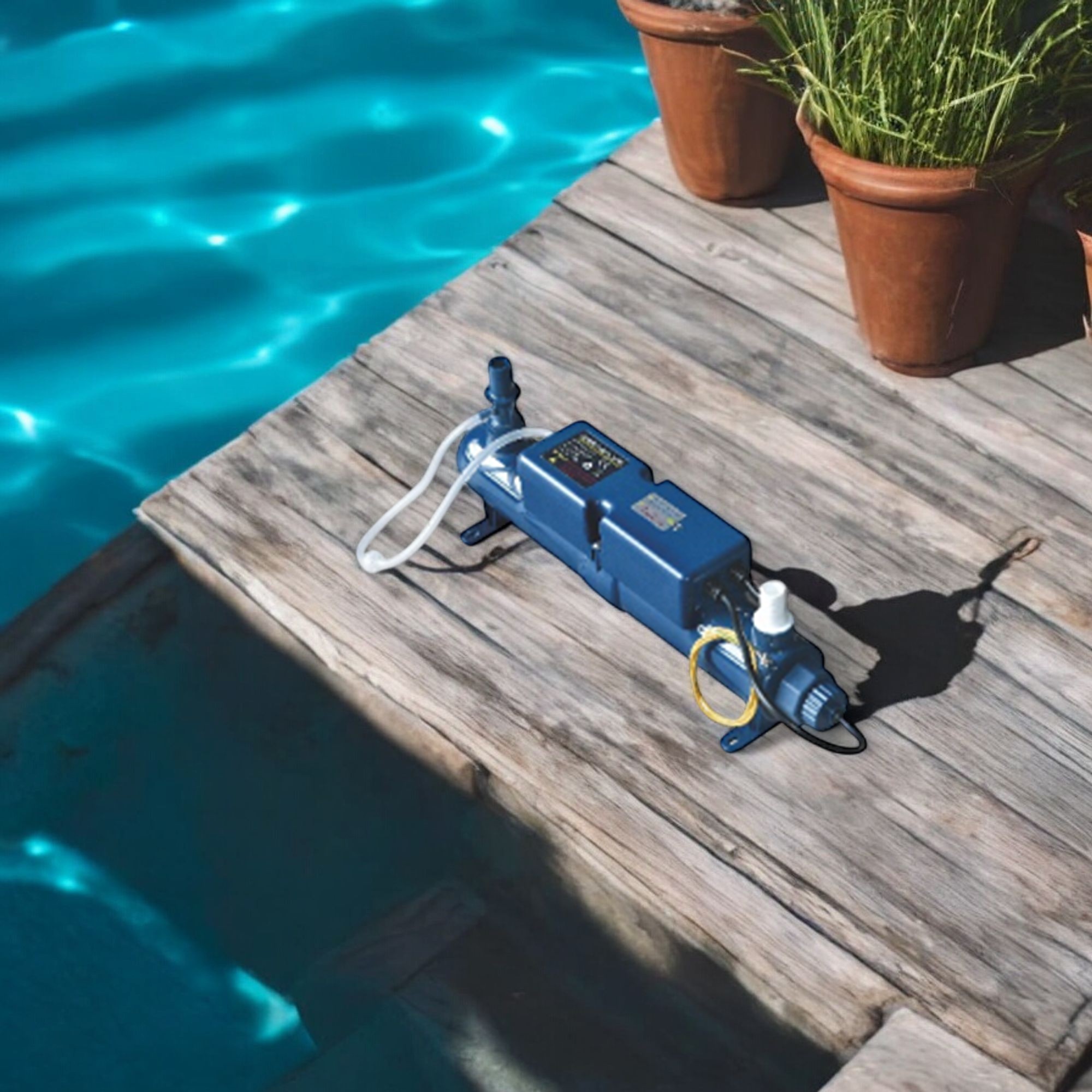 Deep Blue Over-Flow Ultraviolet + Ozone Combined Sterilizer – GC34015 - 50mg/Hr - 15W -Advanced Pool and Water Disinfection System - Image 11