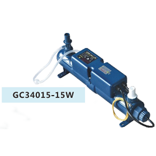 Deep Blue Over-Flow Ultraviolet and Ozone Combined Sterilizer, GC34015, 50mg/Hr, 15W: Advanced Pool and Water Disinfection System - UV+Ozone Sterilizer GC62180
