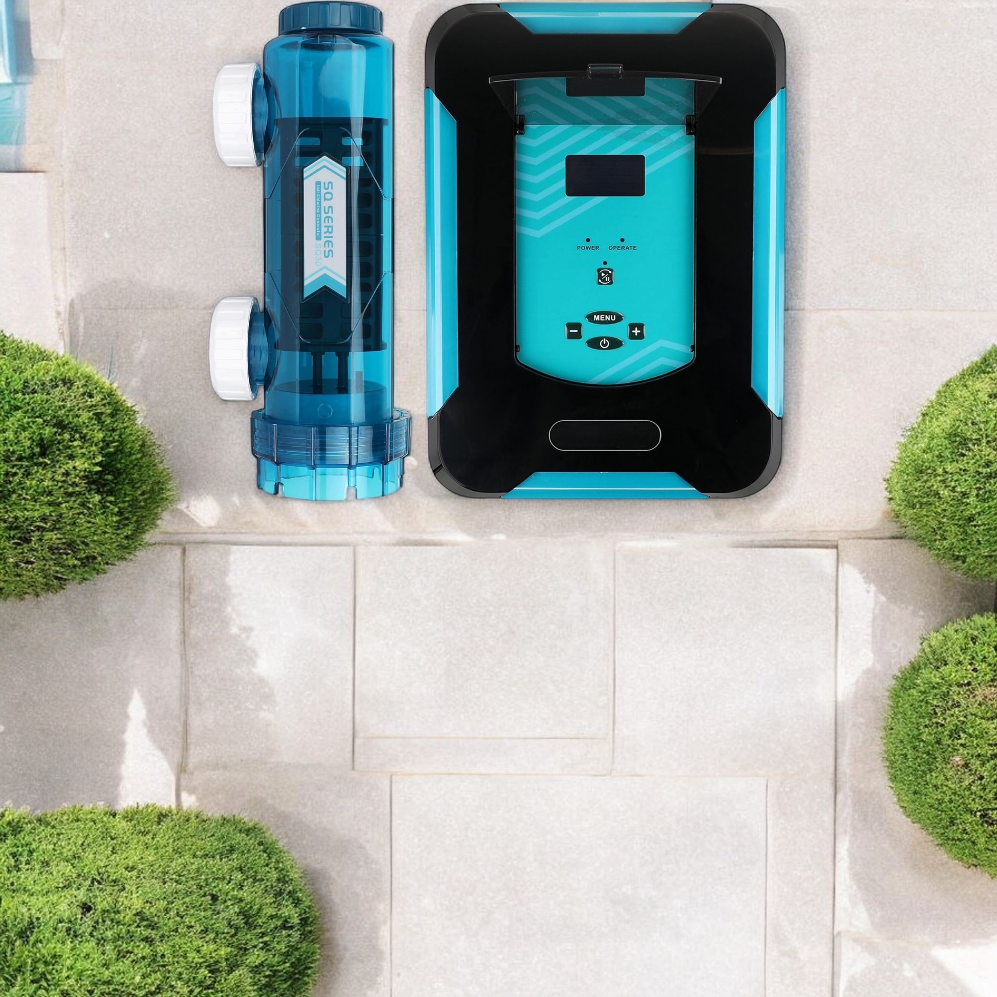Deep Blue HQ Series Salt Chlorine Generator with Timer: 16g/h Output - HQ Salt Generator 25g/h Timer - Image 3