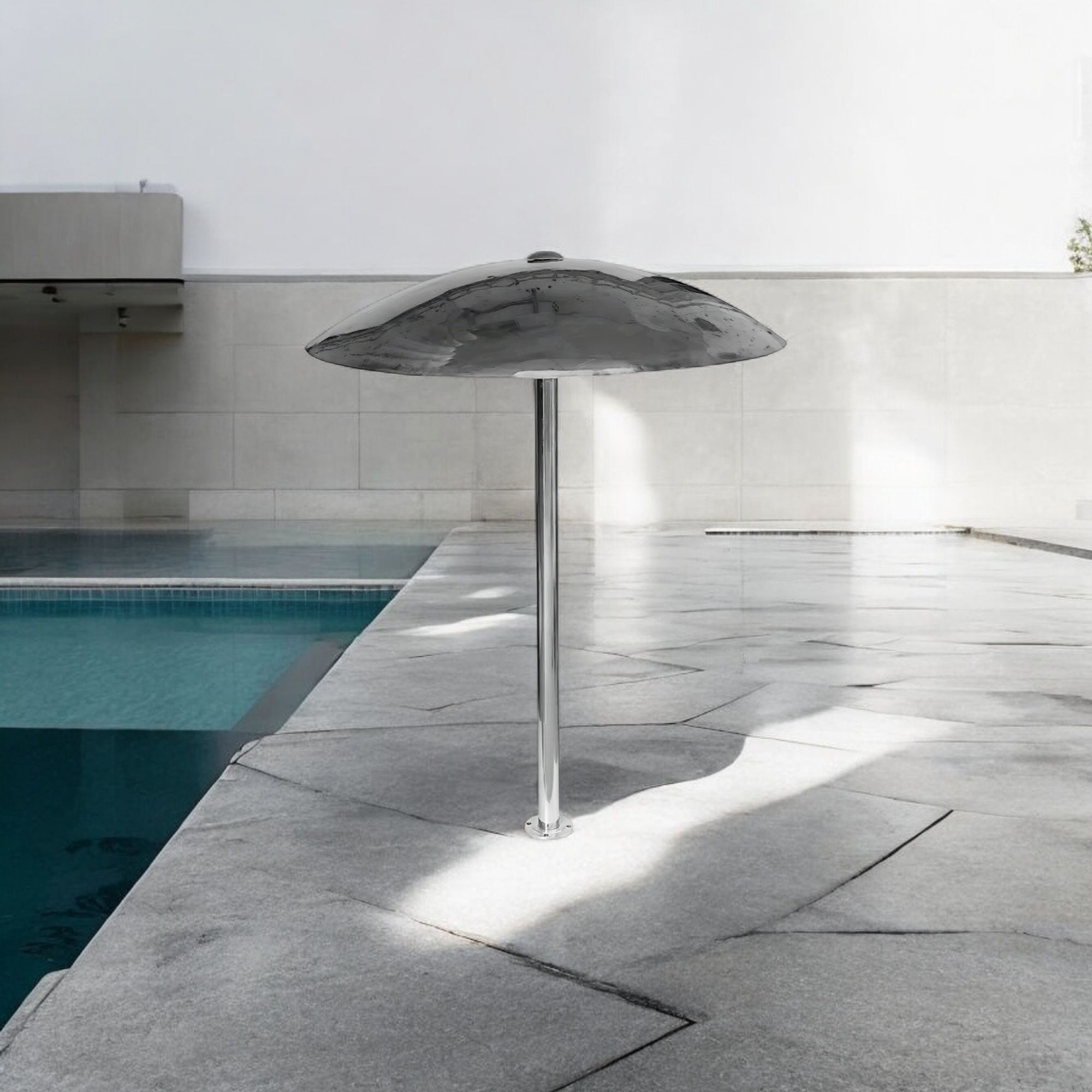 Deep Blue Stainless Steel Mushroom Fountain Sprayer - 1M Spout, 2.2M Height, 2-Inch Inlet - Image 6