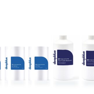 Deep Blue Hot Tub and Spa Starter Kit – Chlorine or Bromine Option, pH Adjusters, No Foam, Filter Cleaner and Test Strips - Bromine kit in 500g tubs With Storage Box