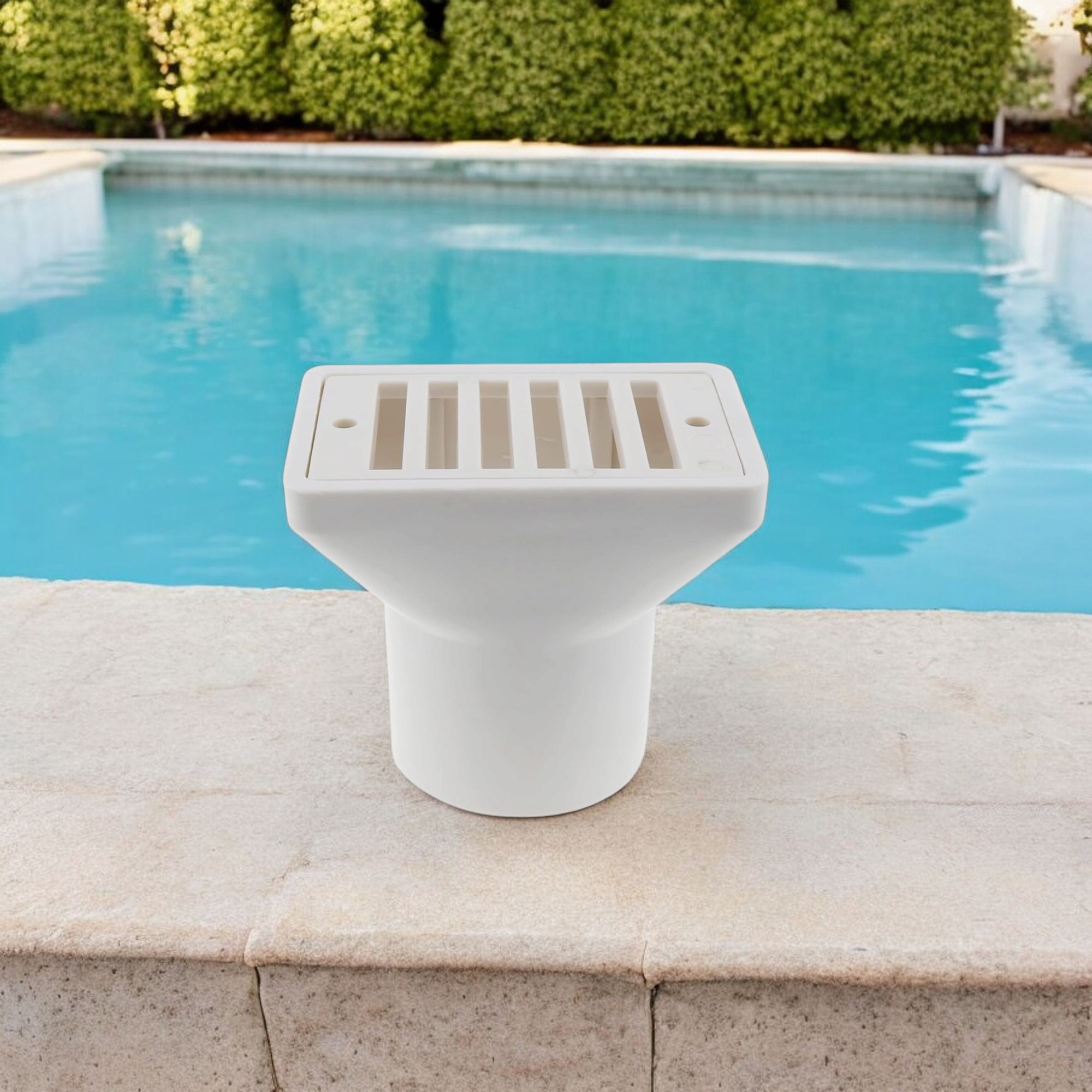 Deep Blue Gutter Drain for Concrete Pools - Imperial 2 Inch ABS - Image 3