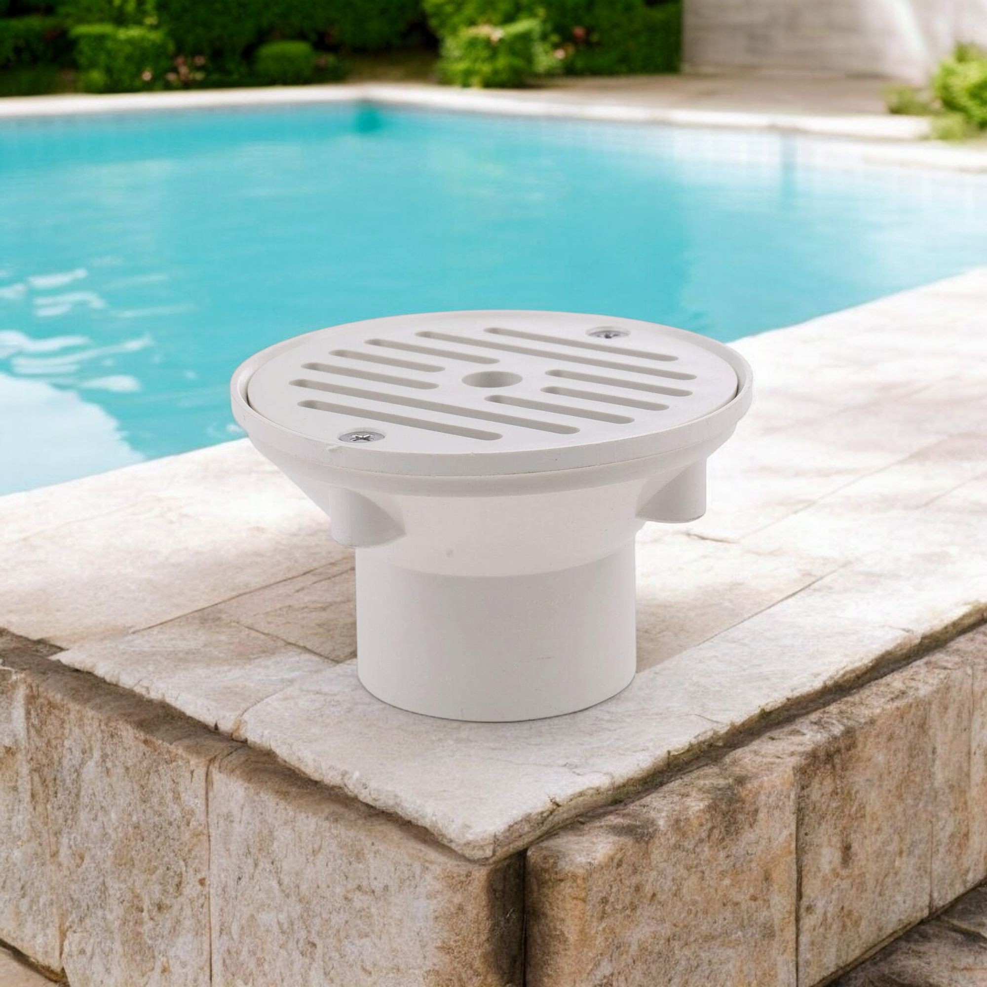 Deep Blue Water Inlet/Outlet for Concrete Pools - Imperial 1.5 Inch Sturdy ABS - Image 3