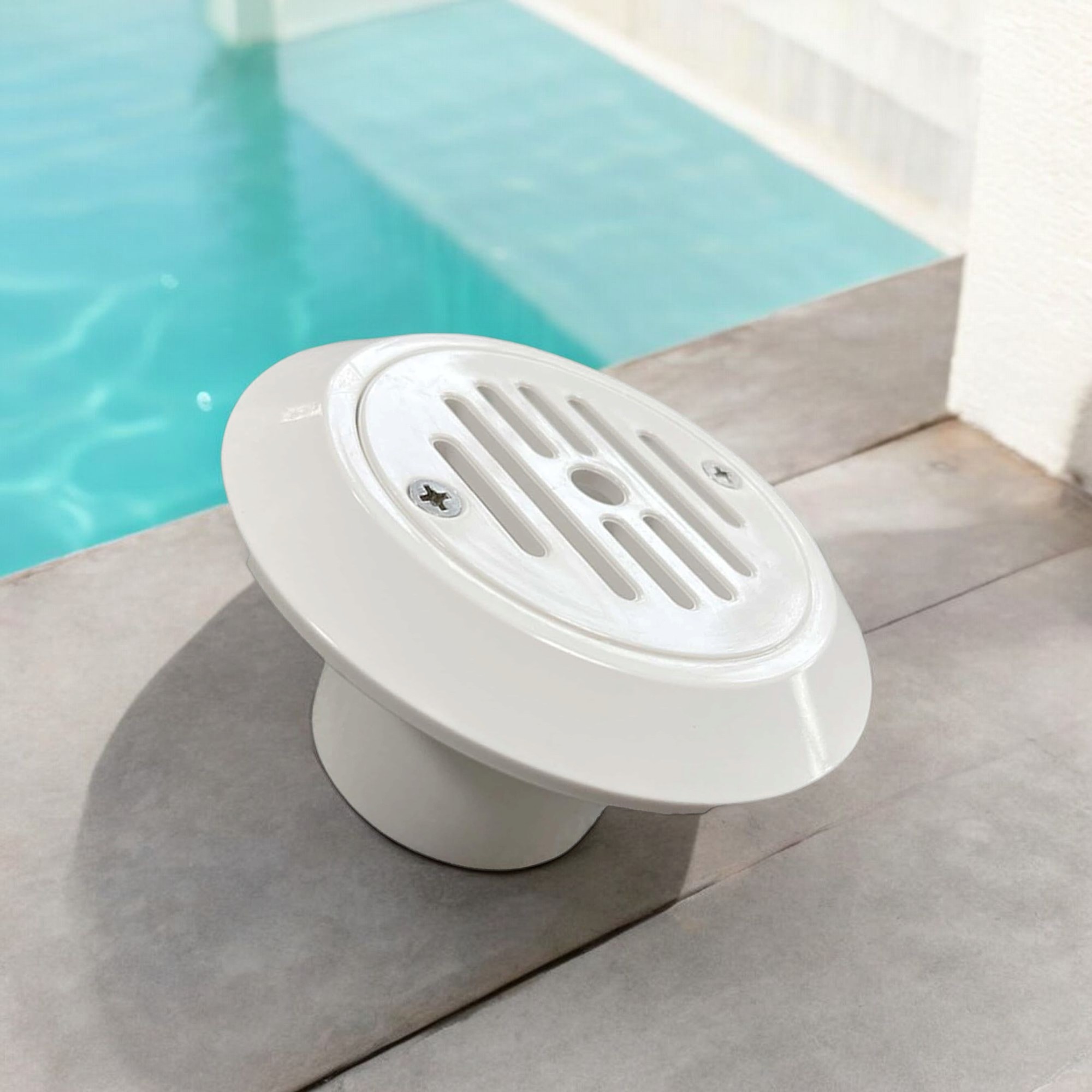 Deep Blue Adjustable Water Inlet/Outlet for Concrete Pools - Metric 1.5 Inch ABS - Image 5