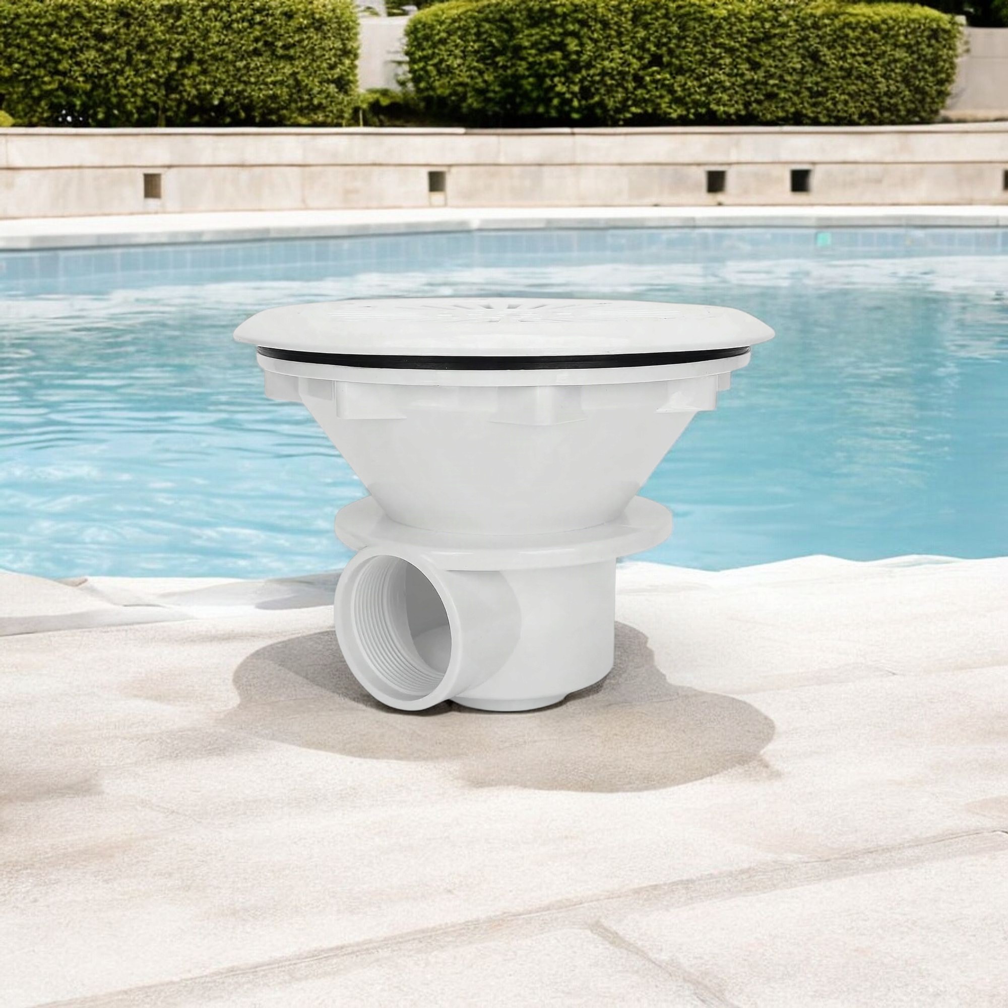 Deep Blue Main Drain for Liner Pools - Metric 2 Inch ABS/PVC - Image 4