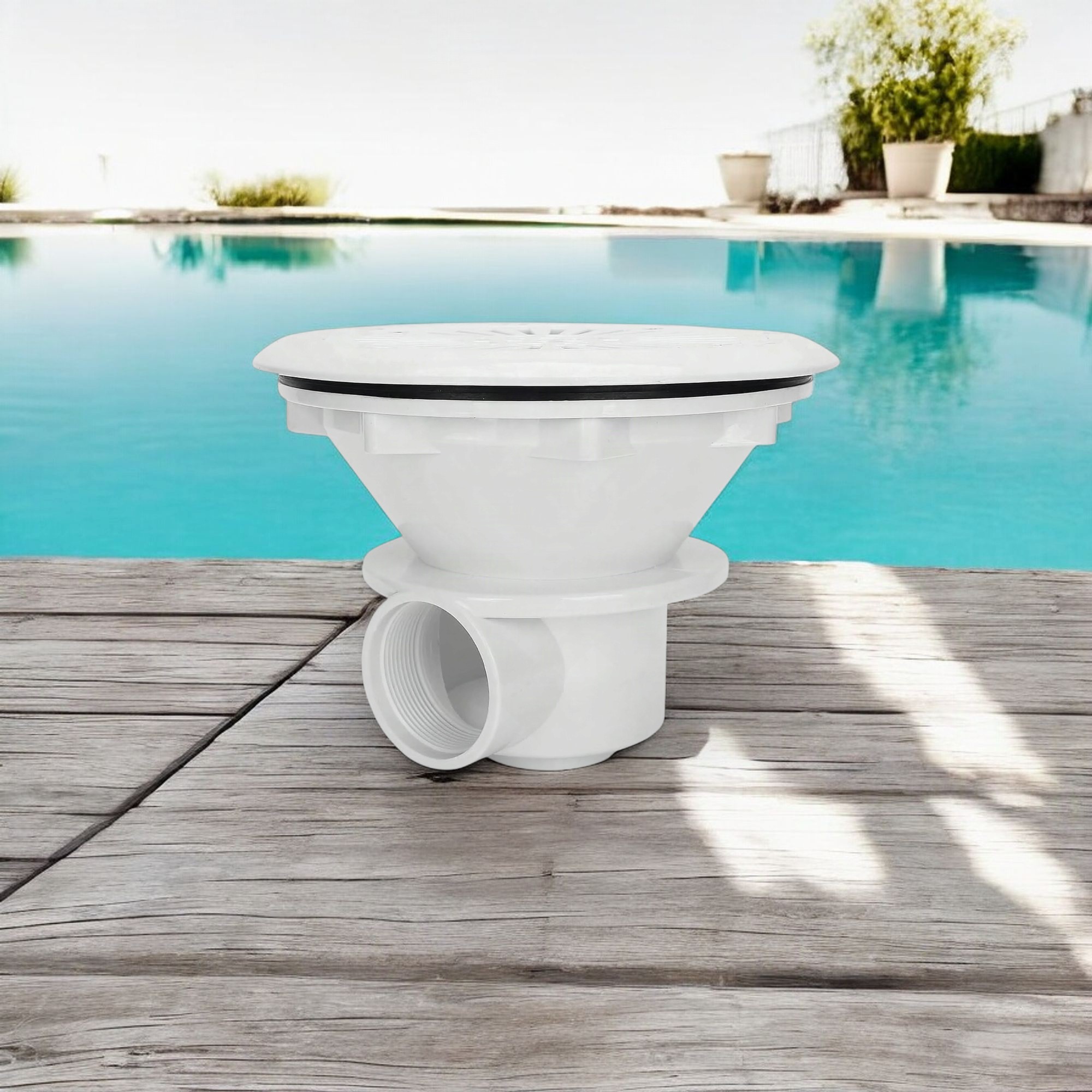 Deep Blue Main Drain for Liner Pools - Metric 2 Inch ABS/PVC - Image 5