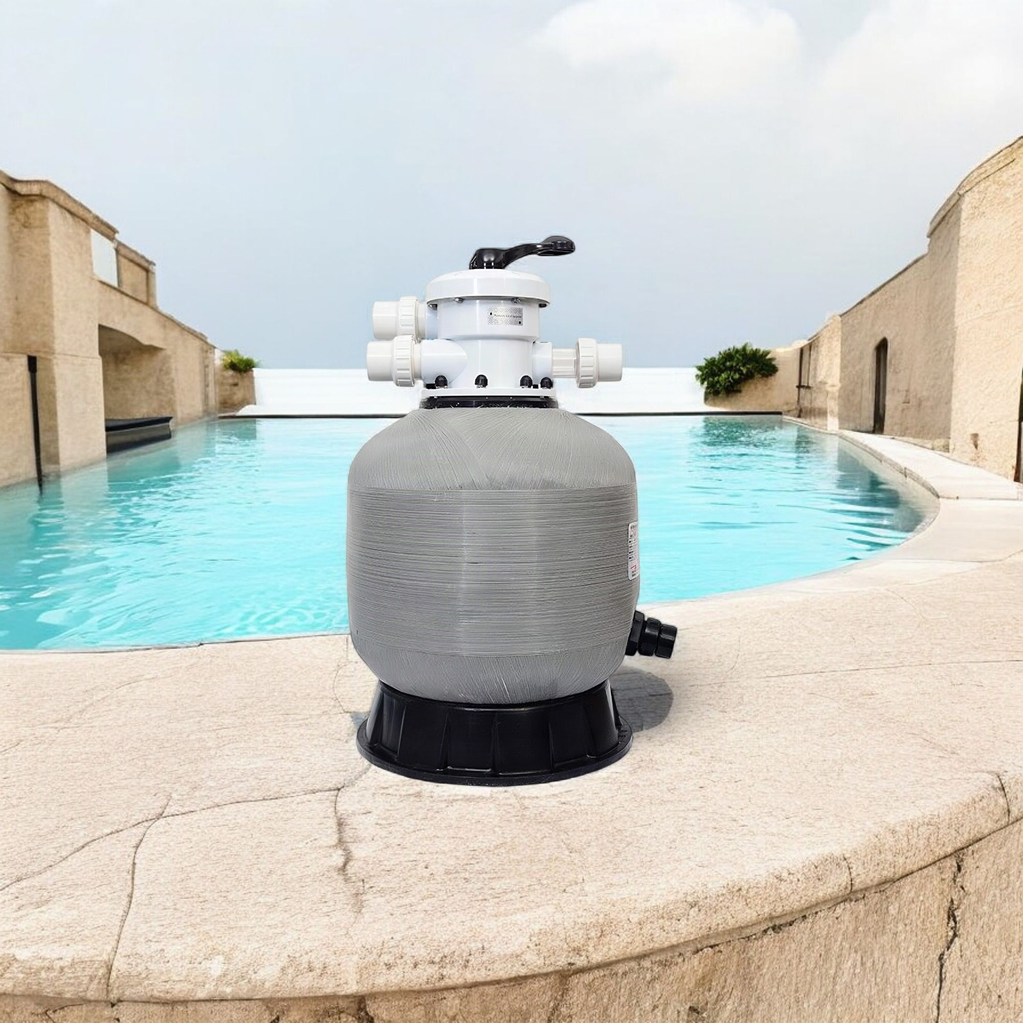 Deep Blue Top Mount DP Filter 350mm PE Plastic for Efficient Pool Filtration - Image 10
