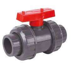 Deep Blue Pro PVC True Union Ball Valve, 0.5 Inch Threaded, Compact 173g - PVC Ball Valve Thread 3Inch