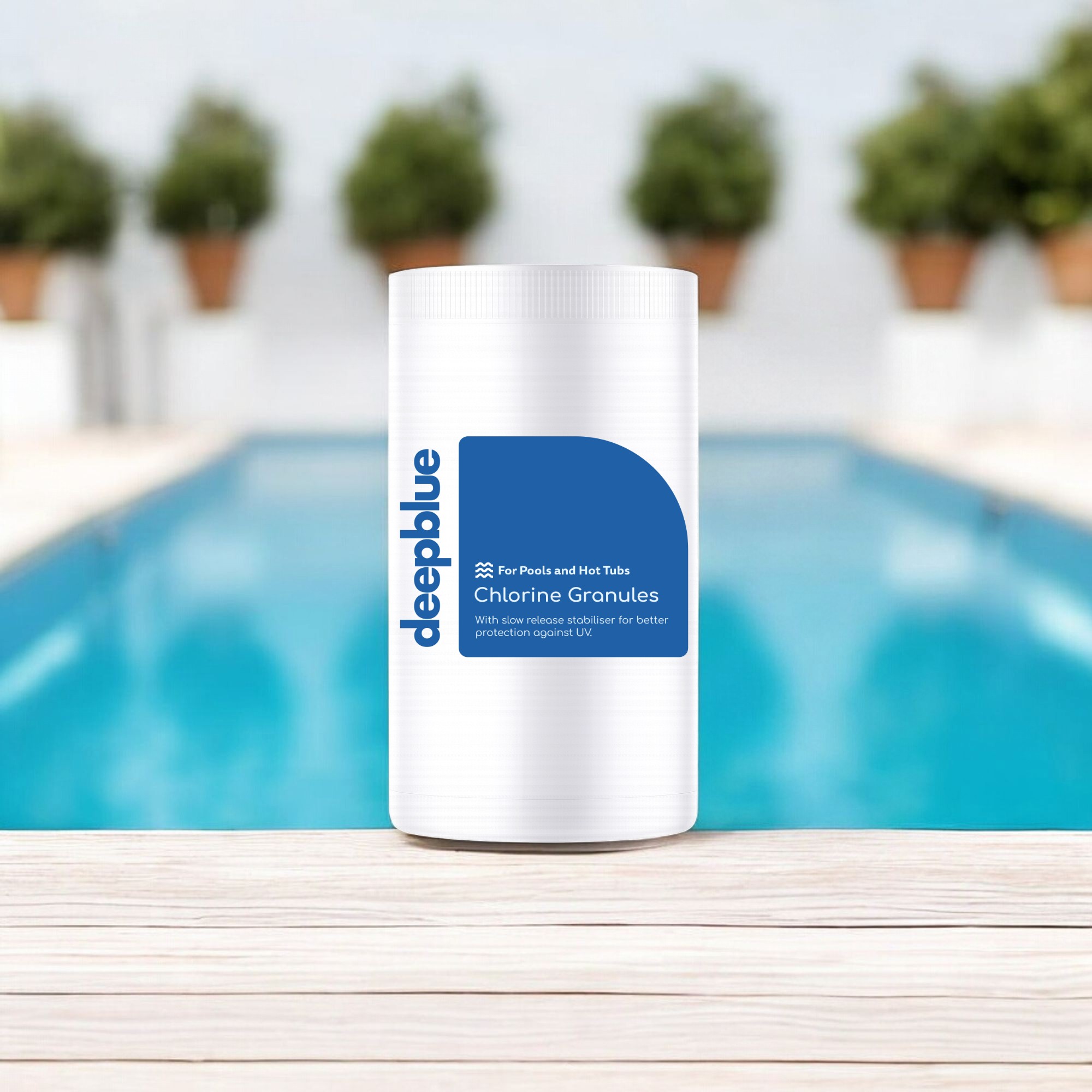 Deep Blue Professional - Stabilised Chlorine Granules 1kg Rapid dissolve Neutral PH With Testing strips - Image 3