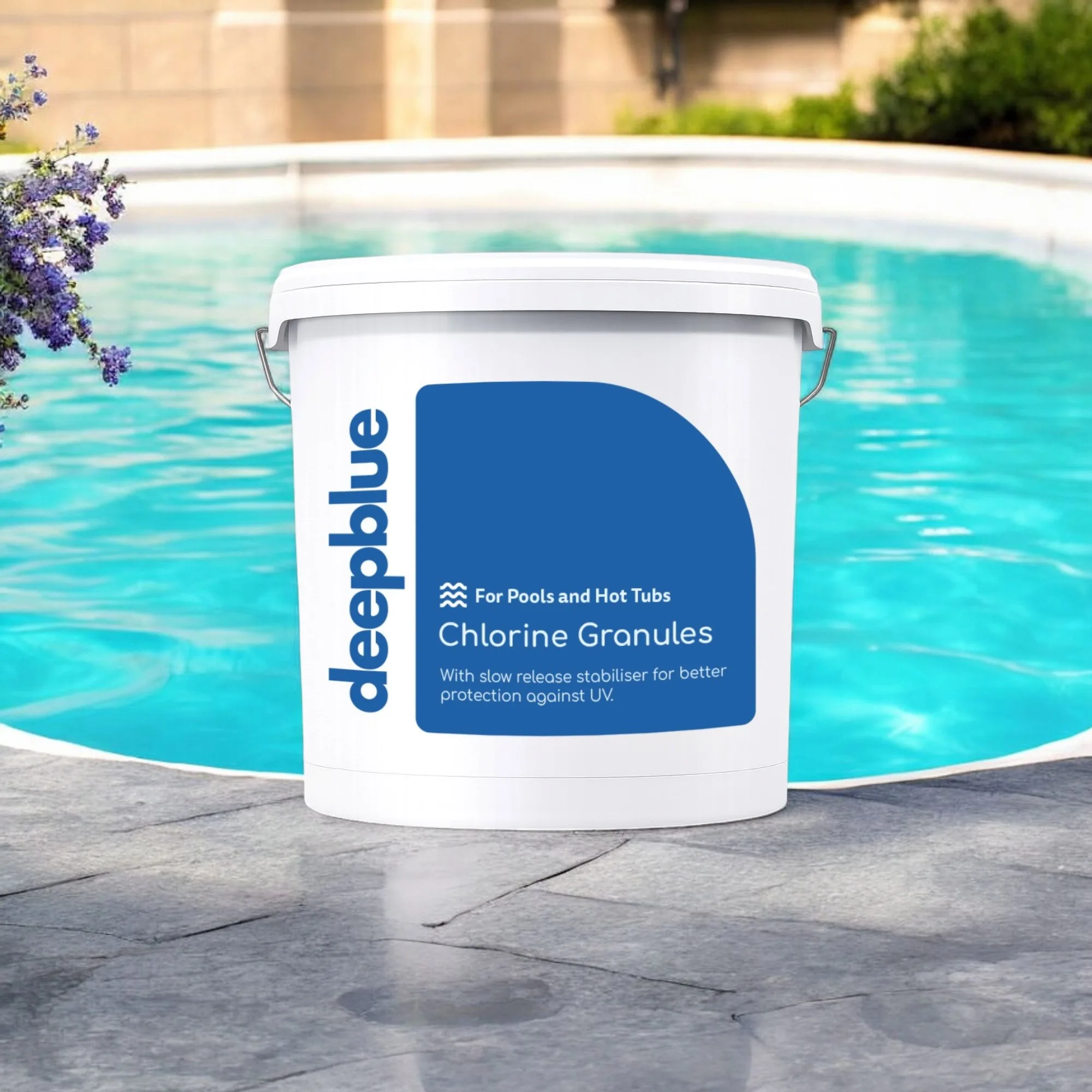 Deep Blue - Stabilised Chlorine Granules, Fast Dissolving, Neutral pH - 25Kg - Image 4