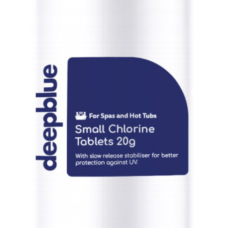 Deep Blue Pro - Mini 20g STABILISED Chlorine Tablets 1kg WITH Floating dispenser