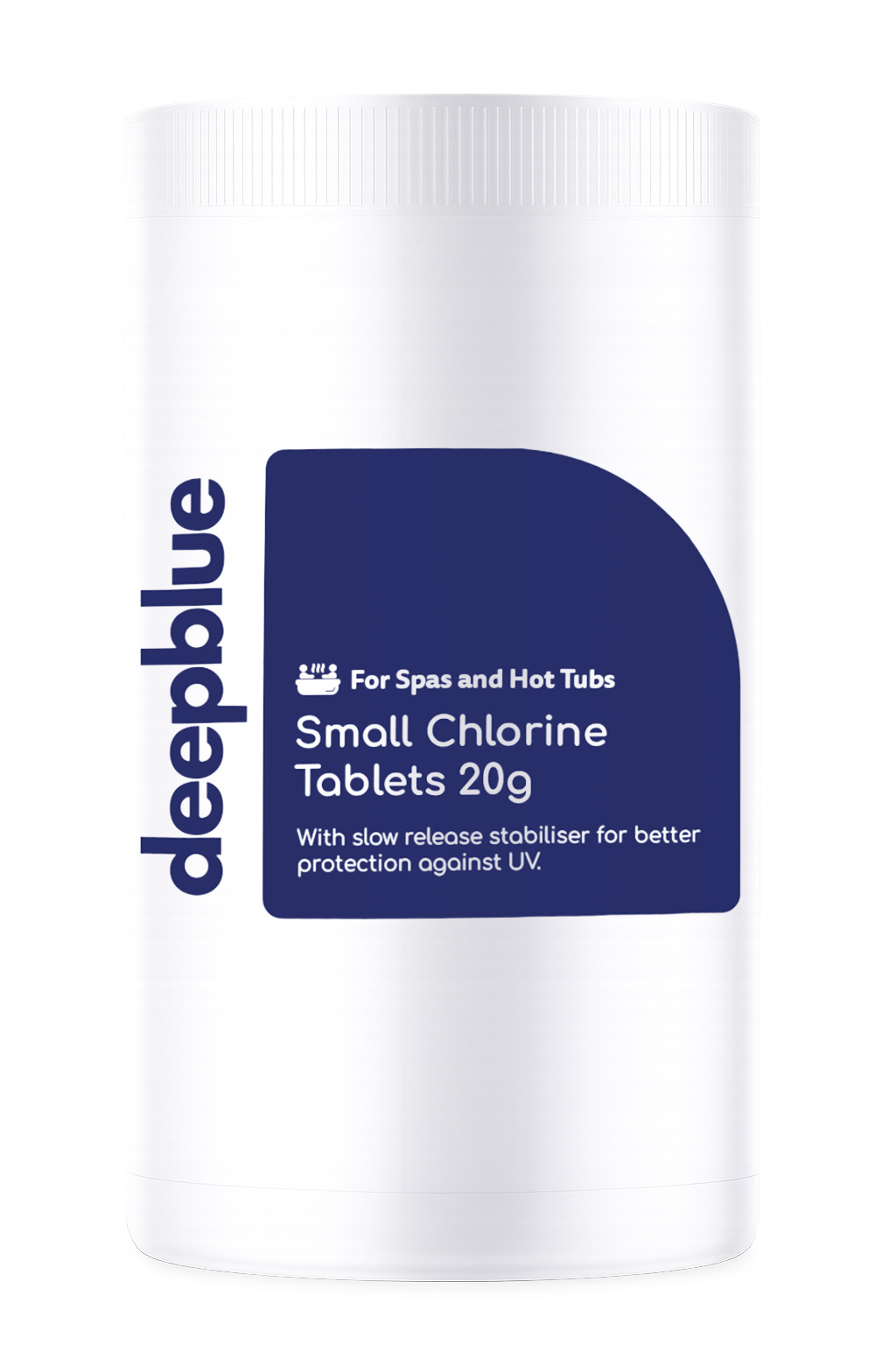 Deep Blue Pro - Mini 20g STABILISED Chlorine Tablets 1kg WITH Floating dispenser