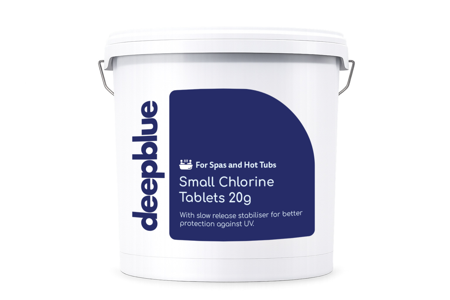 Deep Blue Professional - Mini 20g STABILISED Chlorine Tablets 5 kg WITH Floating dispenser