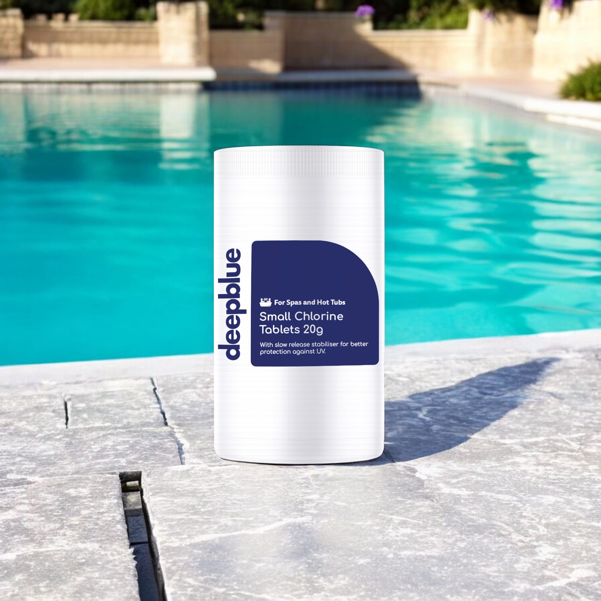 Deep Blue Professional - Mini 20g STABILISED Chlorine Tablets 1kg WITH Floating dispenser - Image 4