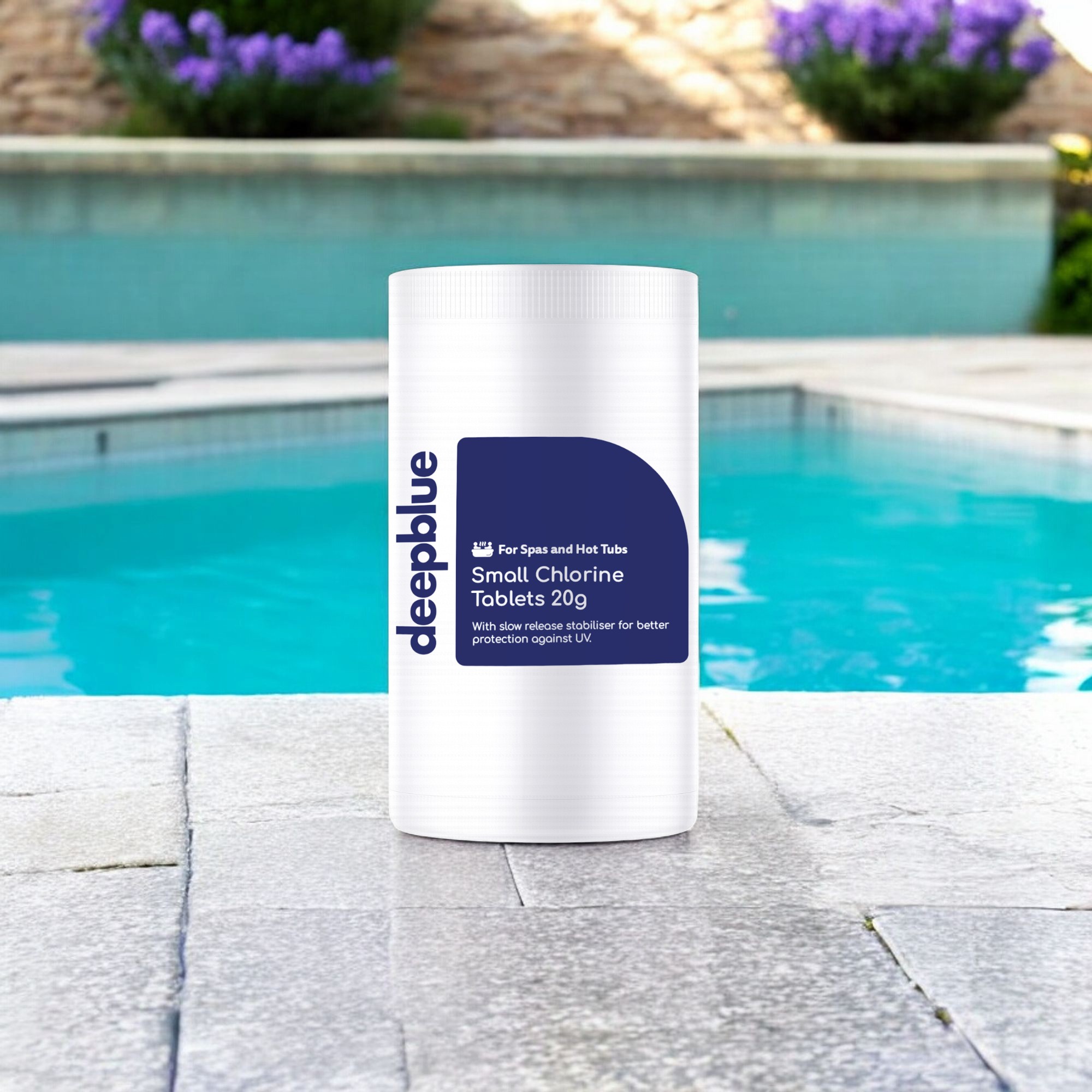 Deep Blue Pro - Mini 20g STABILISED Chlorine Tablets 1kg WITH Floating dispenser and Test strips - Image 4