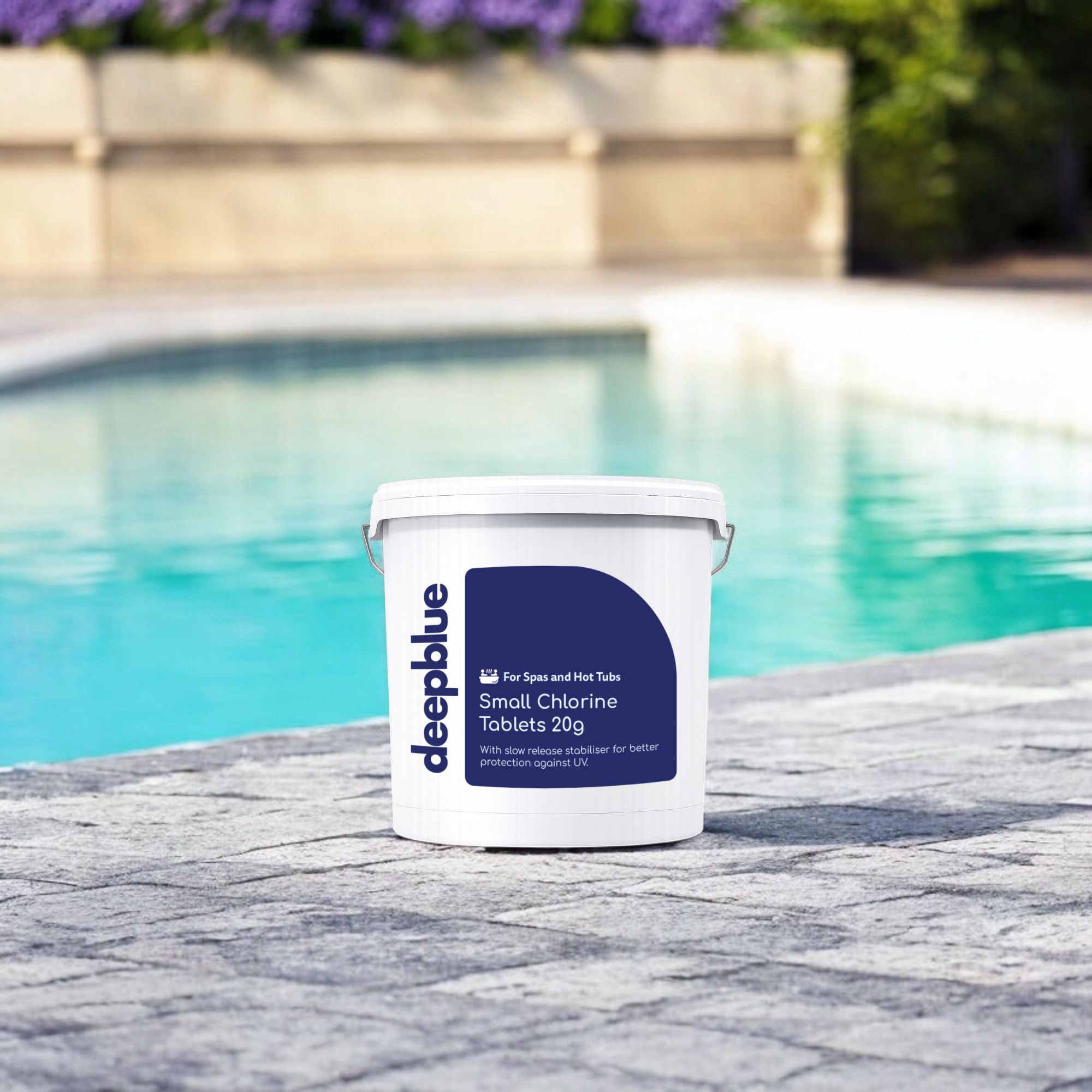 Deep Blue Professional - Mini 20g STABILISED Chlorine Tablets 5 kg WITH Floating dispenser - Image 4