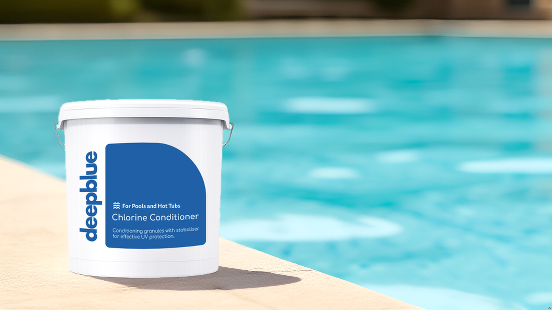 1Kg Deep Blue Pro Chlorine stabiliser / Conditioner - Prevents chlorine loss to UV rays in your pool spa hottub - Image 5
