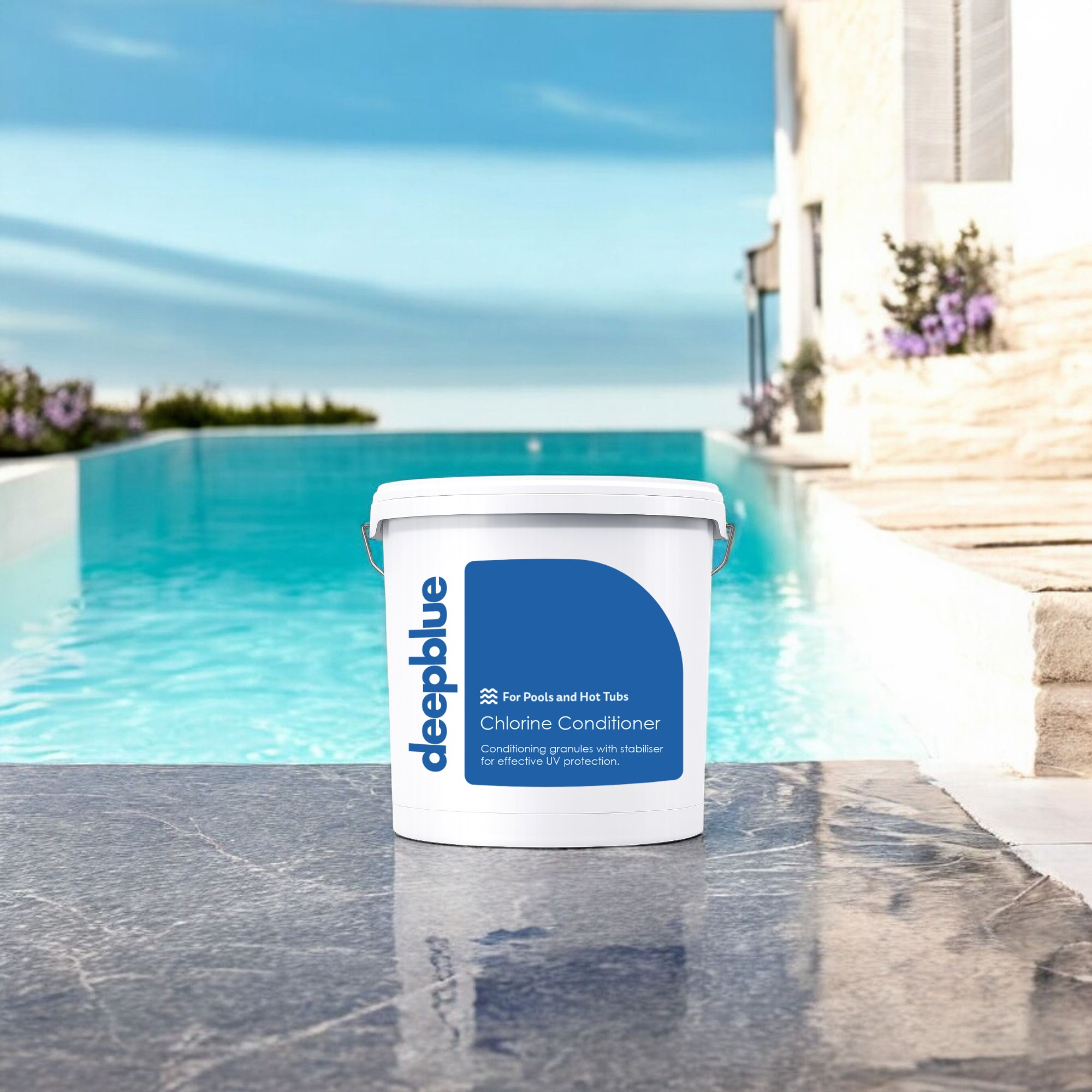 1Kg Deep Blue Pro Chlorine stabiliser / Conditioner - Prevents chlorine loss to UV rays in your pool spa hottub - Image 8
