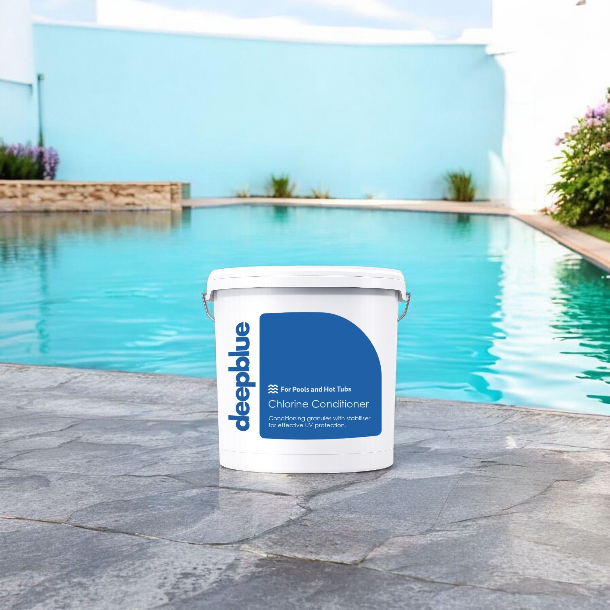 2Kg Deep Blue Pro Chlorine stabiliser / Conditioner - Prevents chlorine loss to UV rays in your pool spa hottub - Image 8