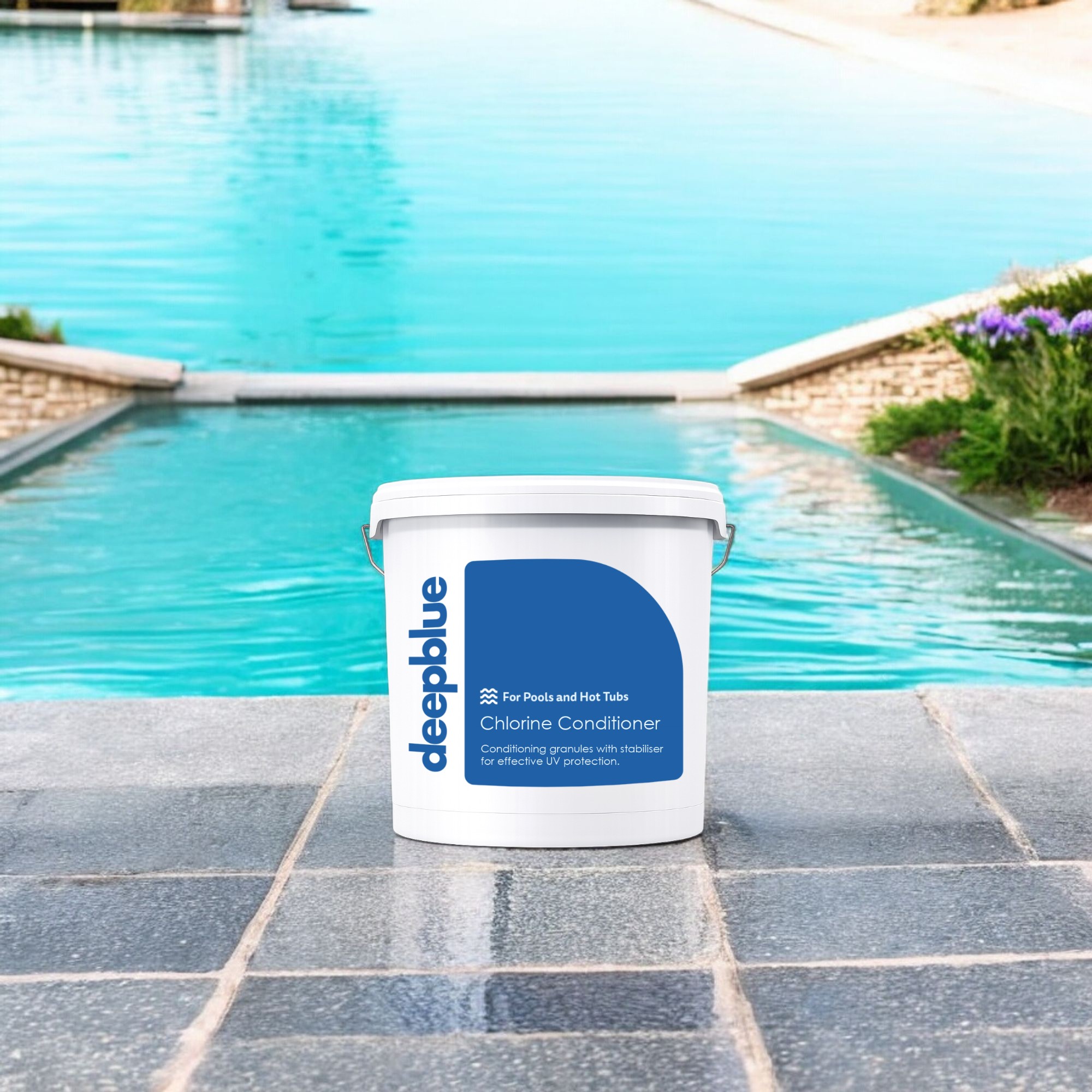 Deep Blue Chlorine Conditioner/Stabiliser: Protects Chlorine from Sunlight in Pools, Spas and Hot Tubs - 40kg - Image 6