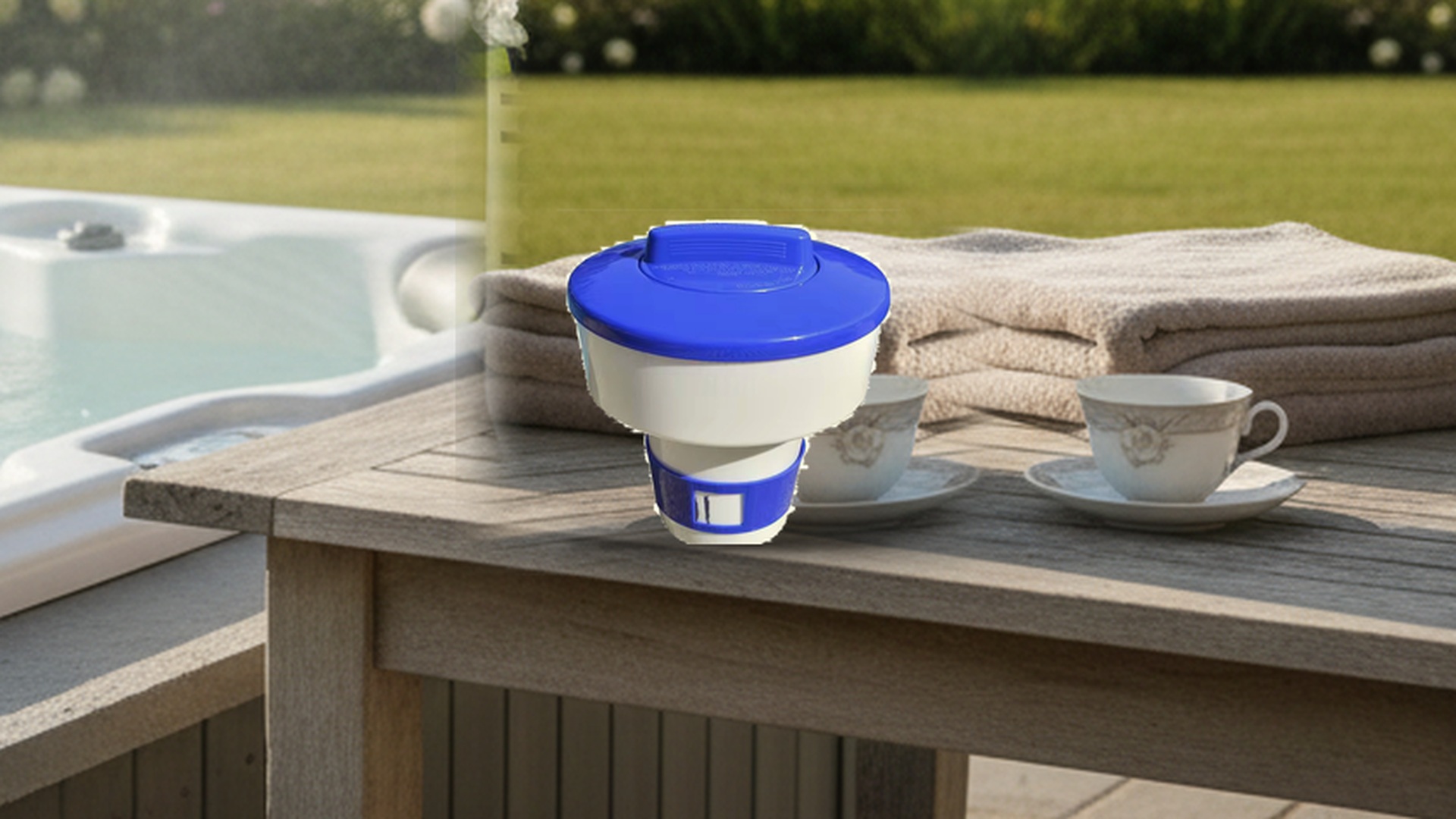Deep Blue Large Floating Chlorine Dispenser, Suitable for 200g Tablets - Image 2