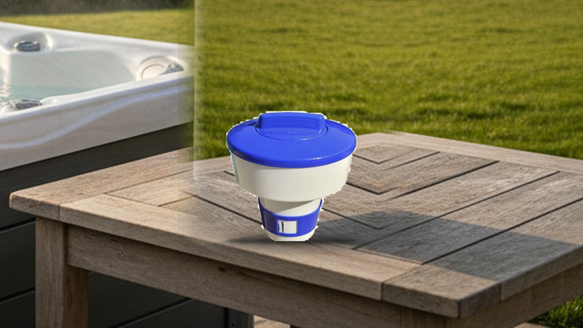 Deep Blue Large Floating Chlorine Dispenser, Suitable for 200g Tablets - Image 3