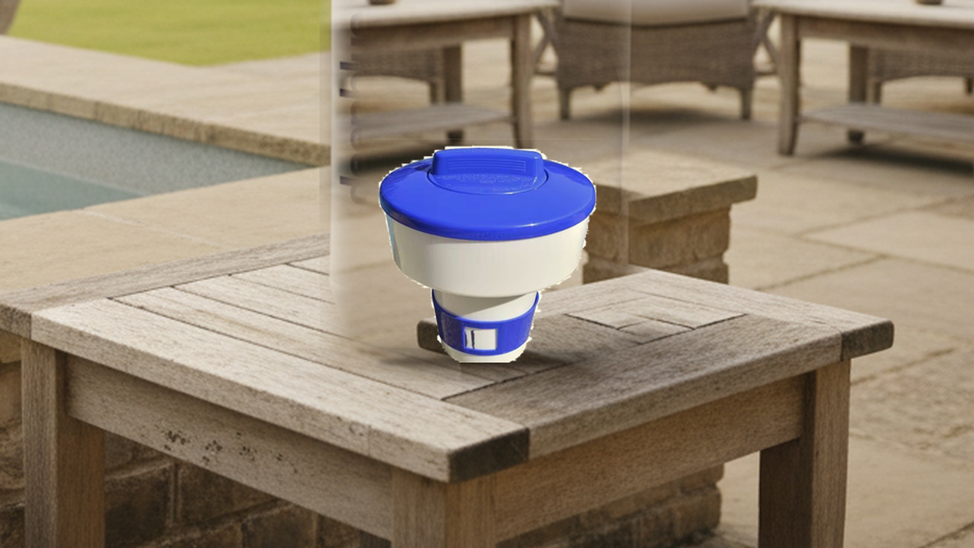 Deep Blue Large Floating Chlorine Dispenser, Suitable for 200g Tablets - Image 4